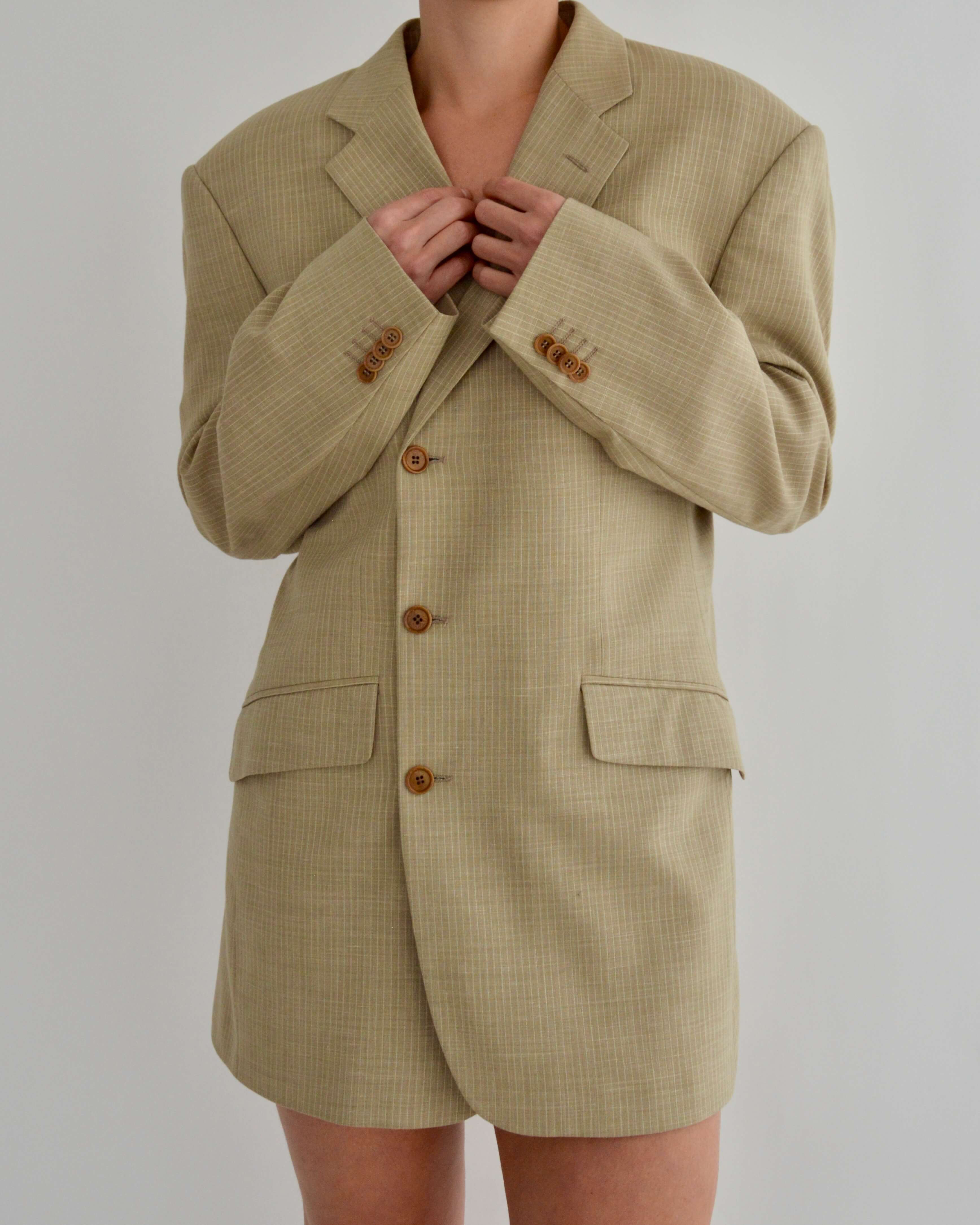 Mini Blazer Dress - Golden (M/L)