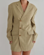 Mini Blazer Dress - Golden (M/L)