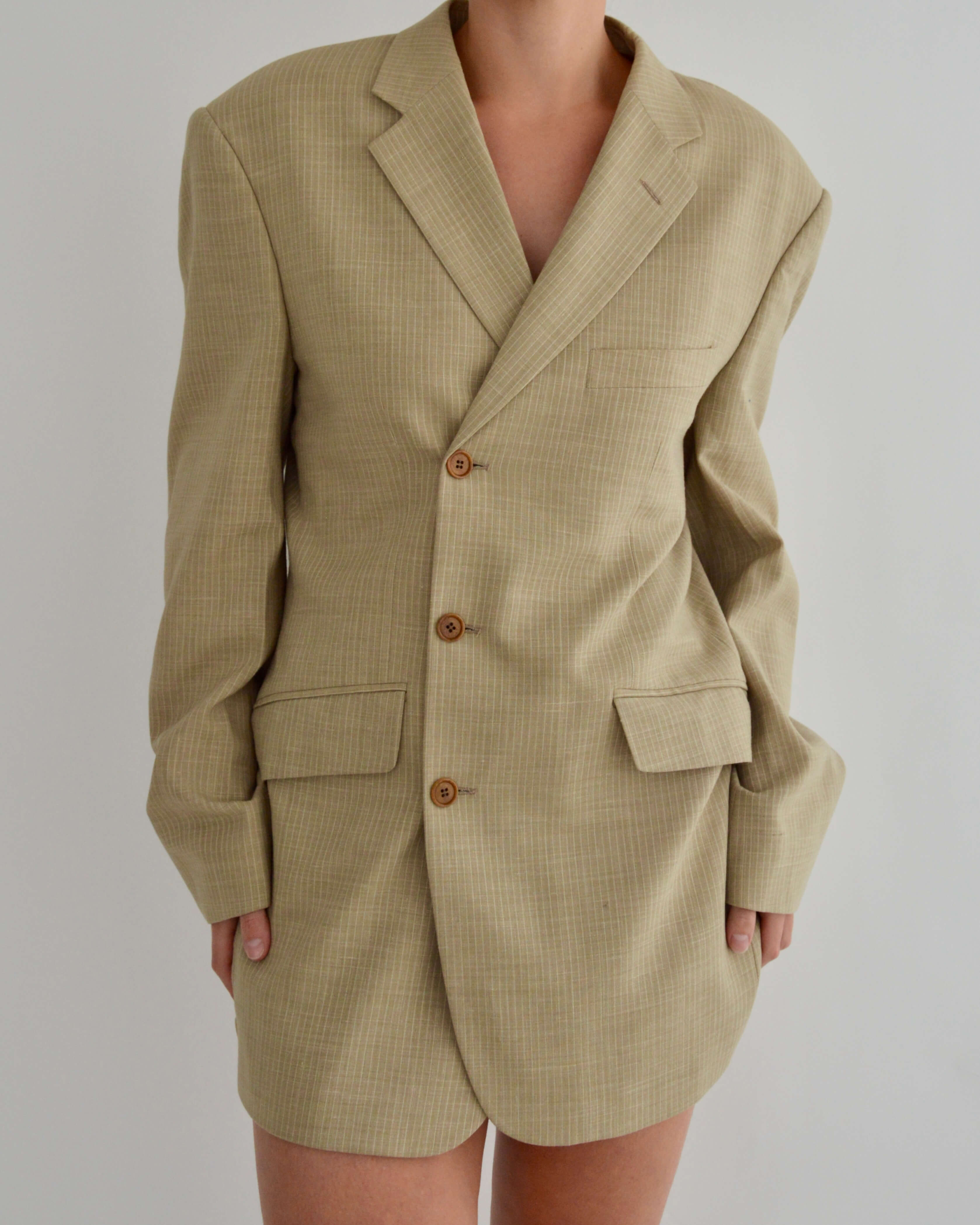 Mini Blazer Dress - Golden (M/L)