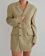 Mini Blazer Dress - Golden (M/L)