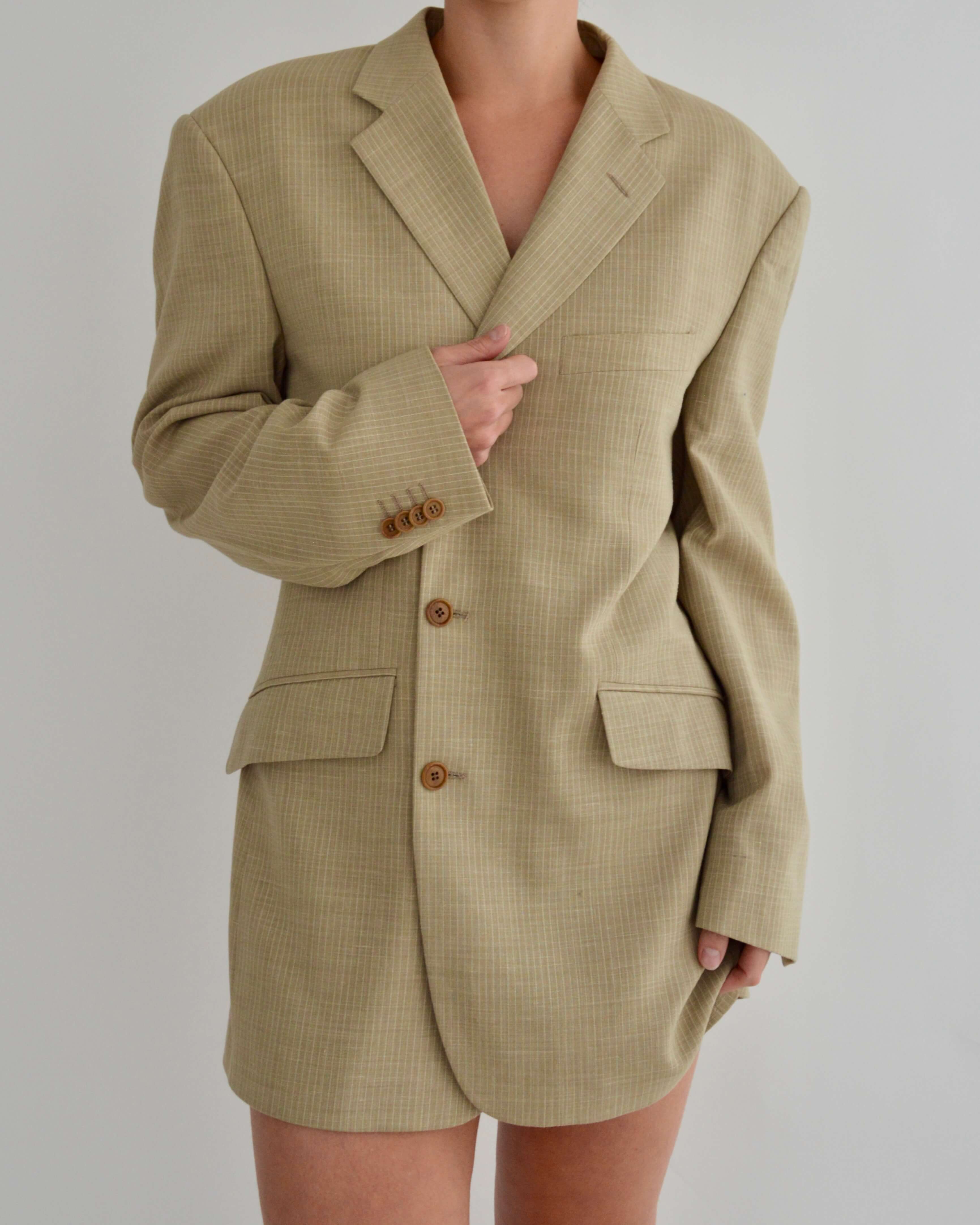 Mini Blazer Dress - Golden (M/L)