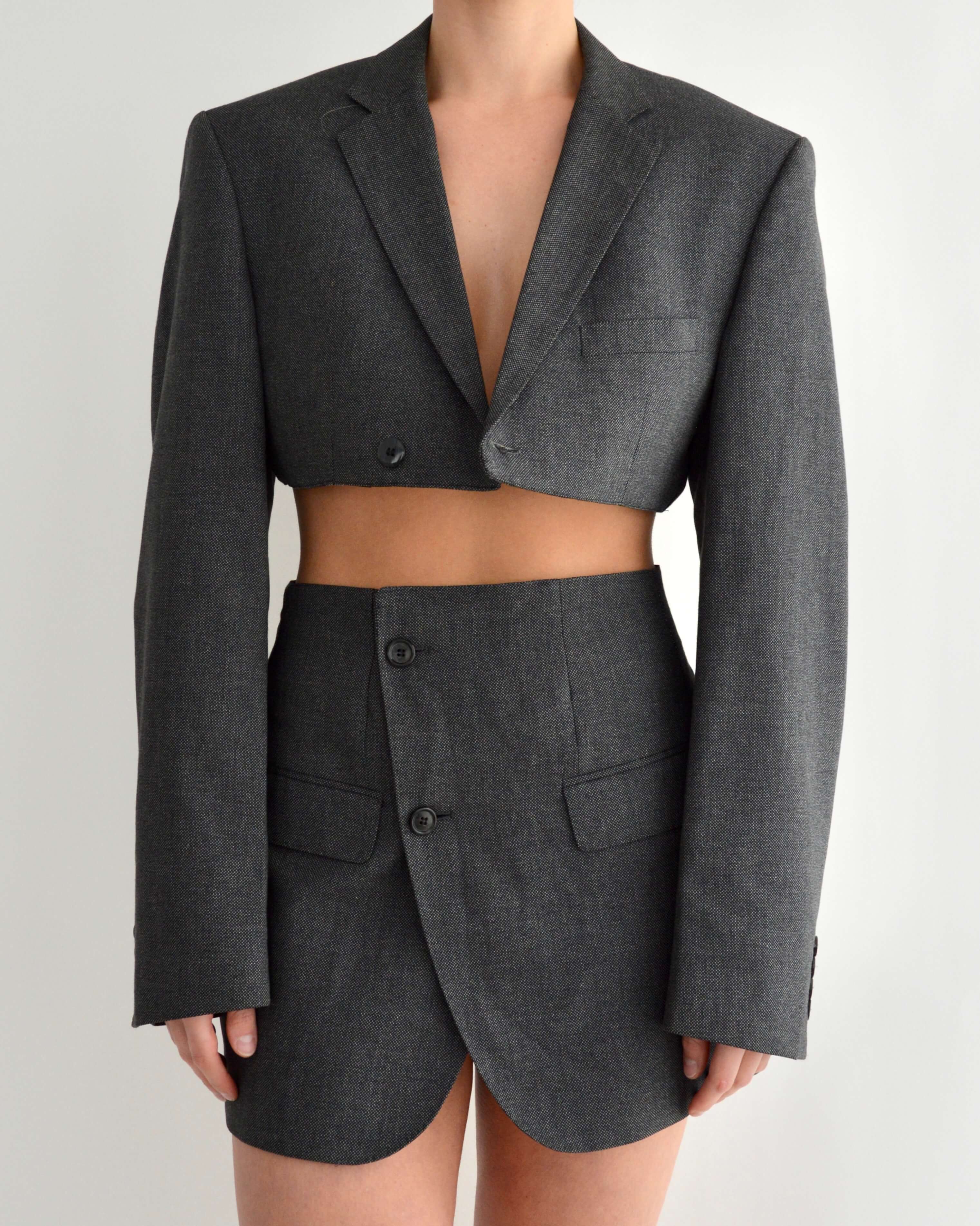 Blaset - Hugo Boss Grey Textured (S/M)