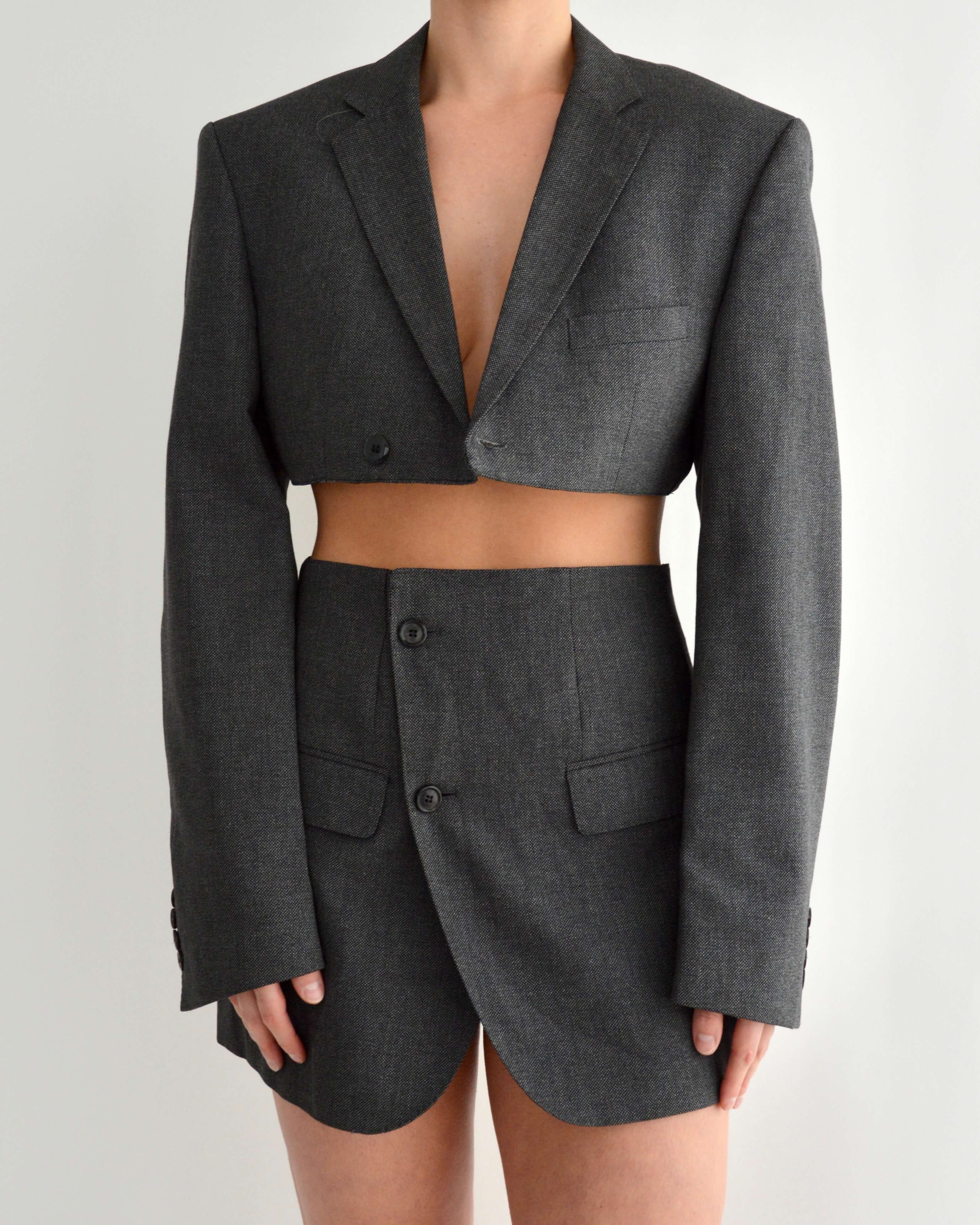 Blaset - Hugo Boss Grey Textured (S/M)