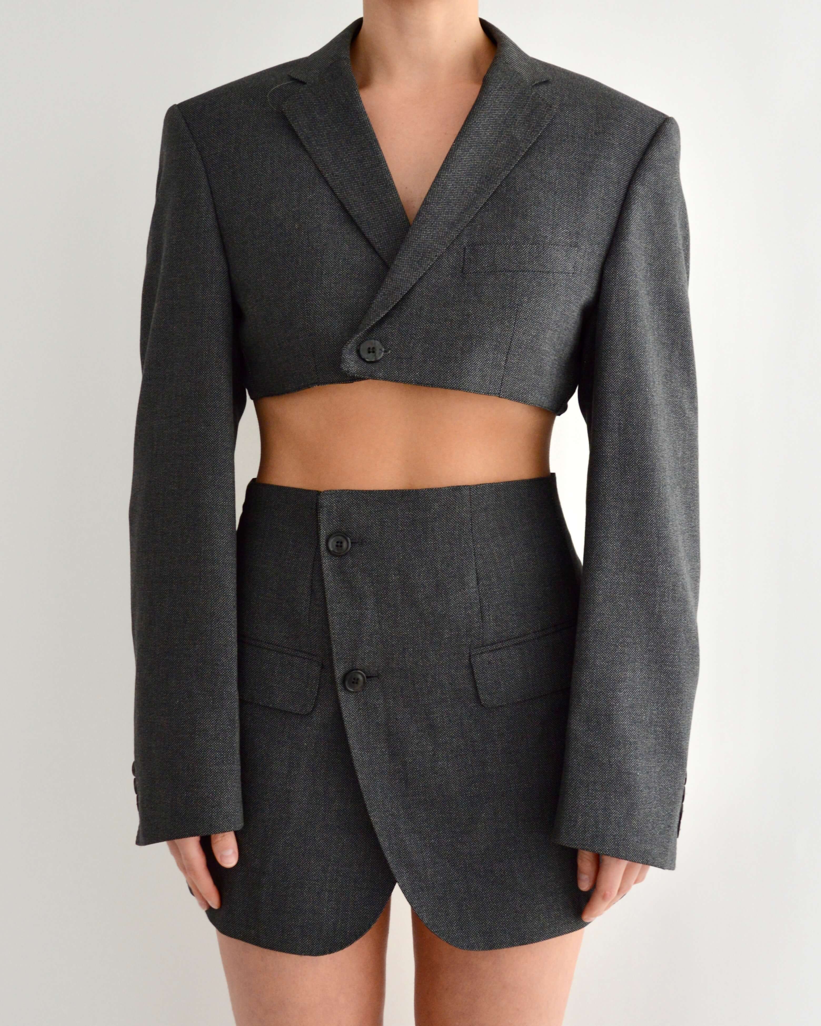 Blaset - Hugo Boss Grey Textured (S/M)