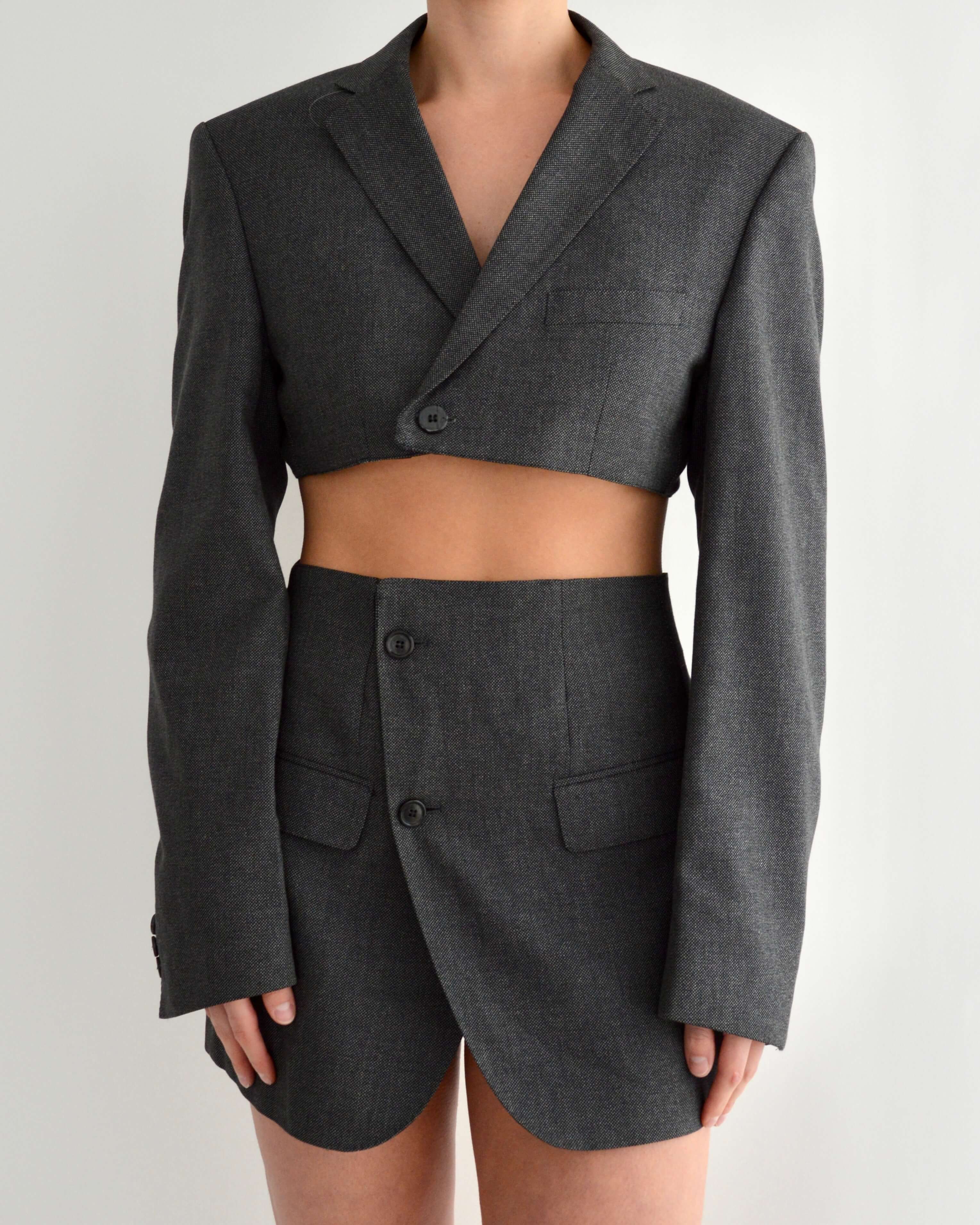 Blaset - Hugo Boss Grey Textured (S/M)