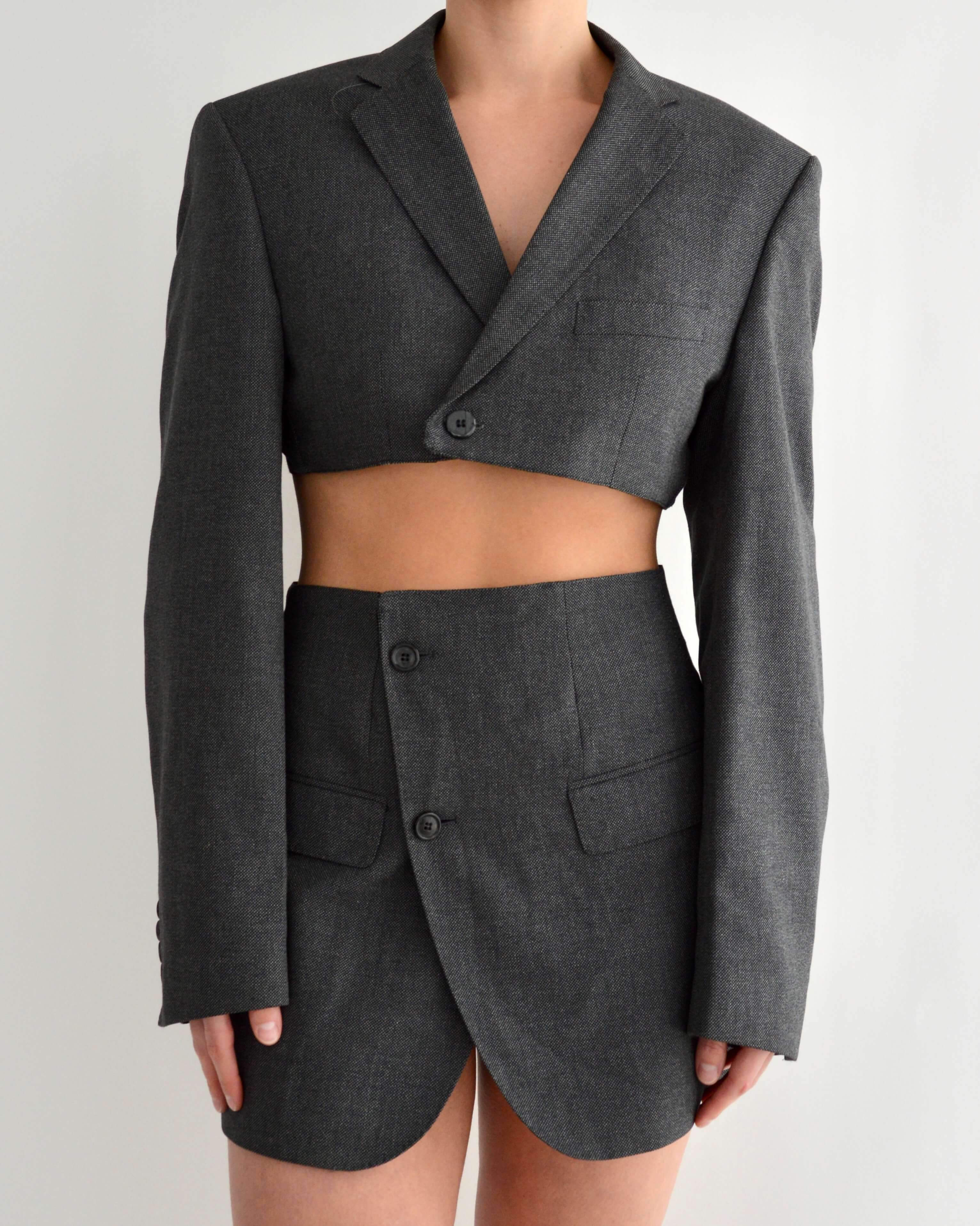 Blaset - Hugo Boss Grey Textured (S/M)