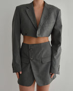 Blaset - Líneas blancas grises (M/L)