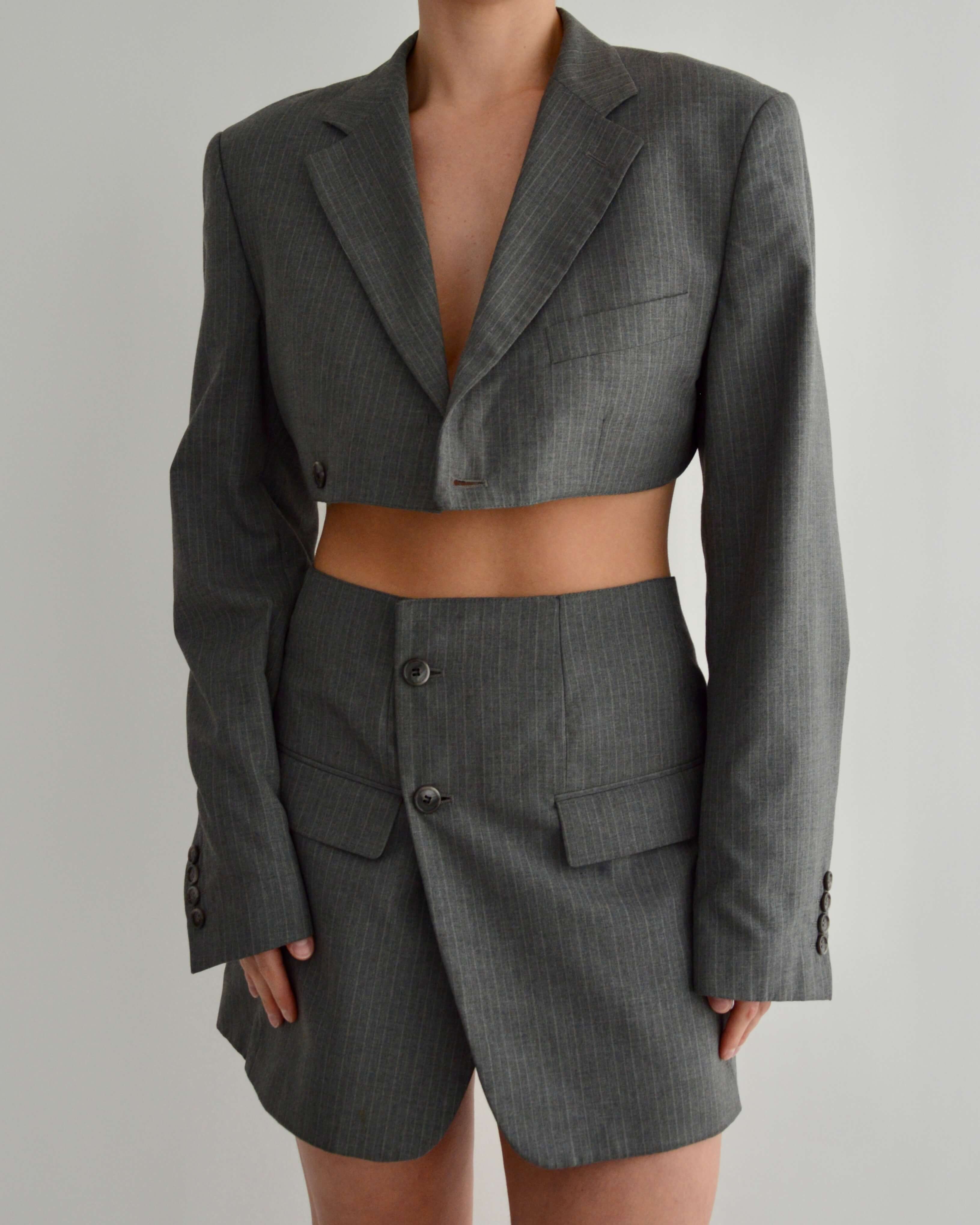 Blaset - White Lines Grey (M/L)