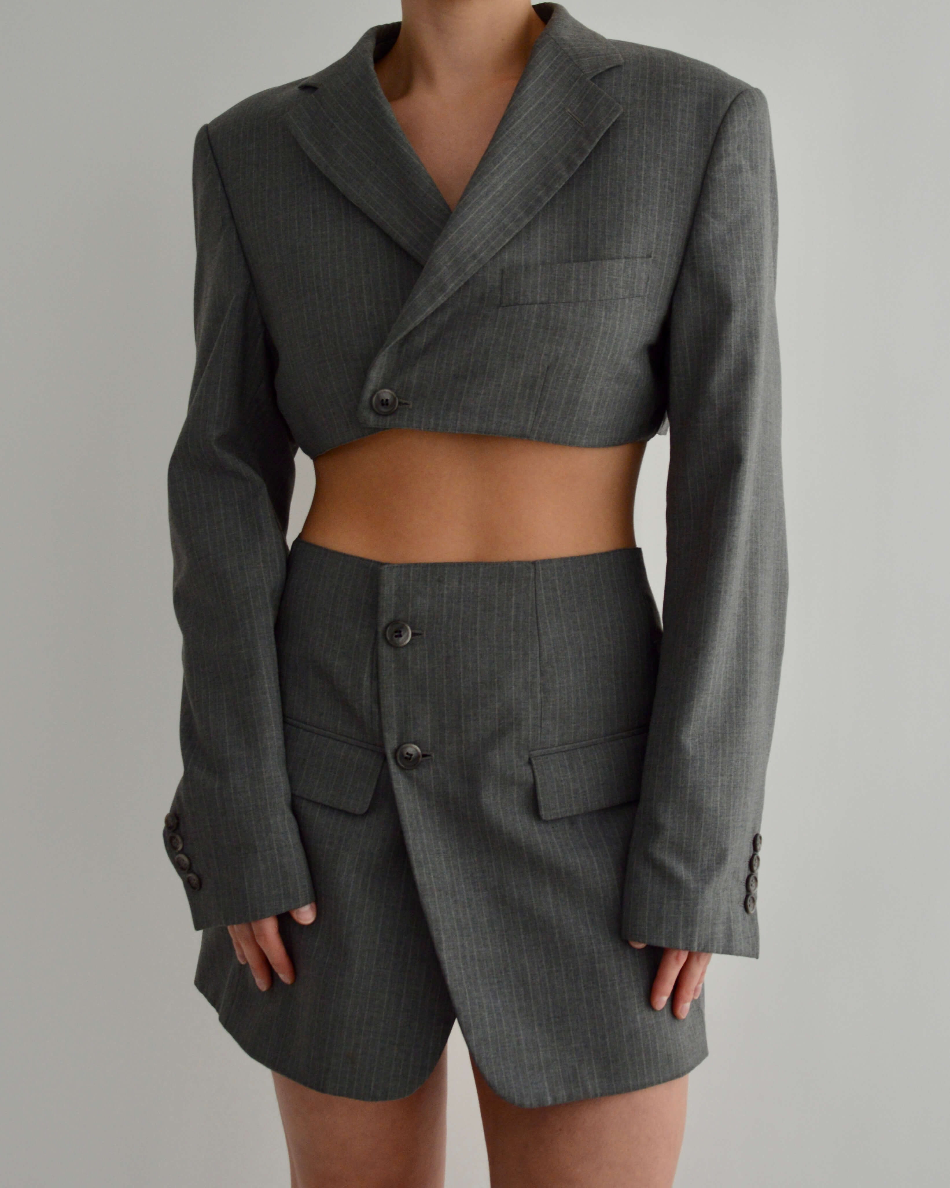 Blaset - White Lines Grey (M/L)