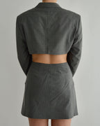 Blaset - Líneas blancas grises (M/L)