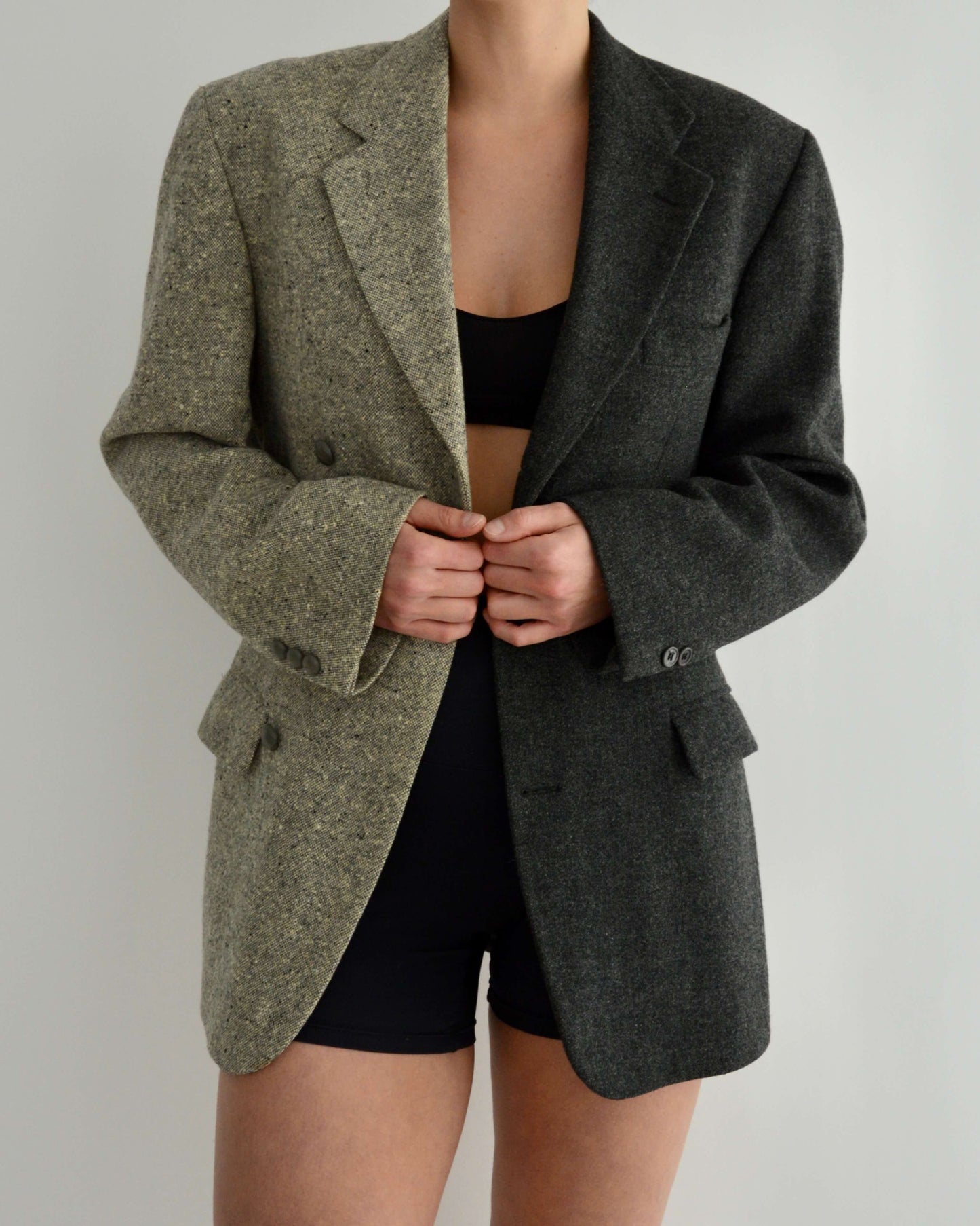 DUO Blazer - Textured Contrast (S/L)