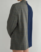 DUO Blazer - Plaided Blue (XL)