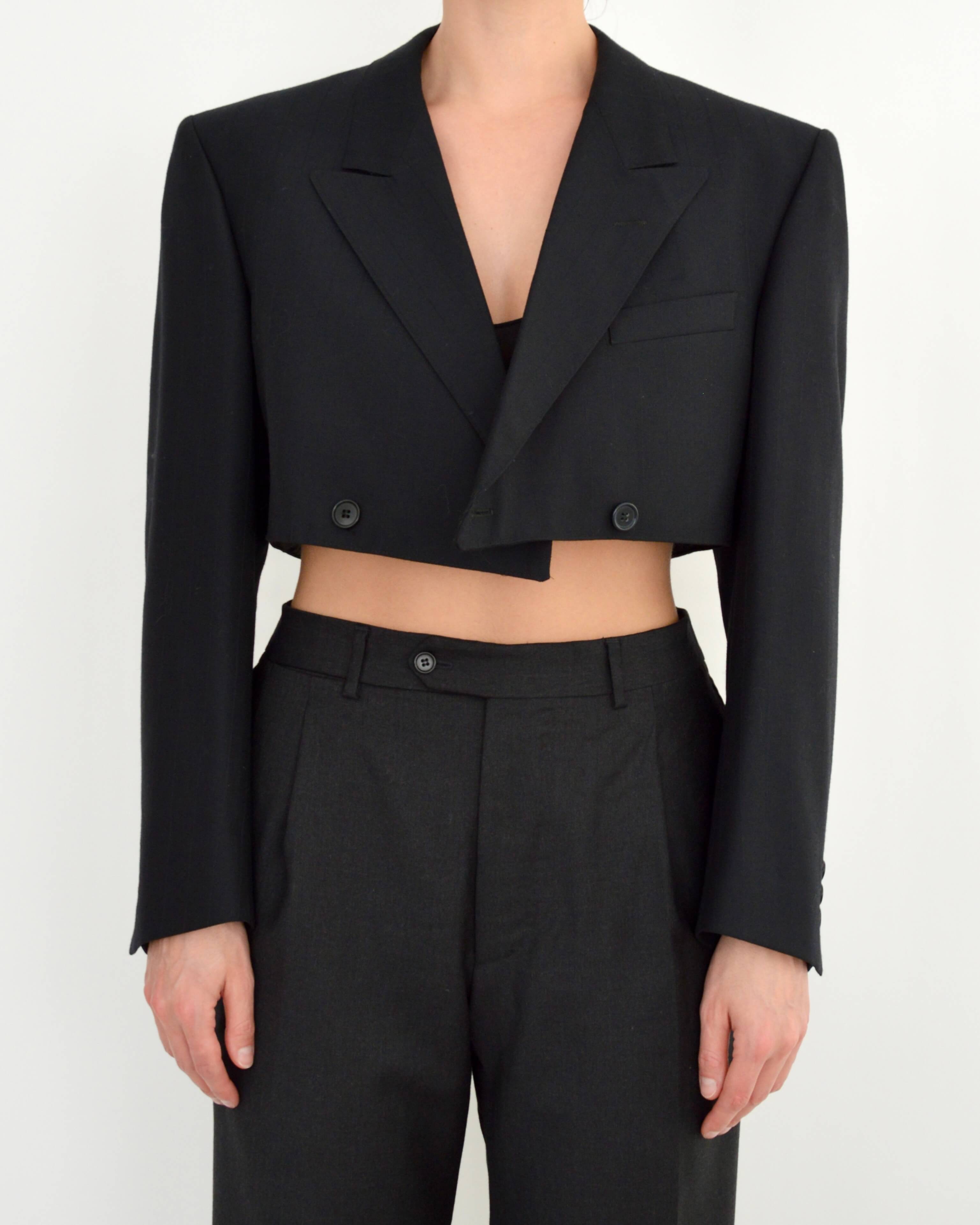Blazer corto - Negro (S)