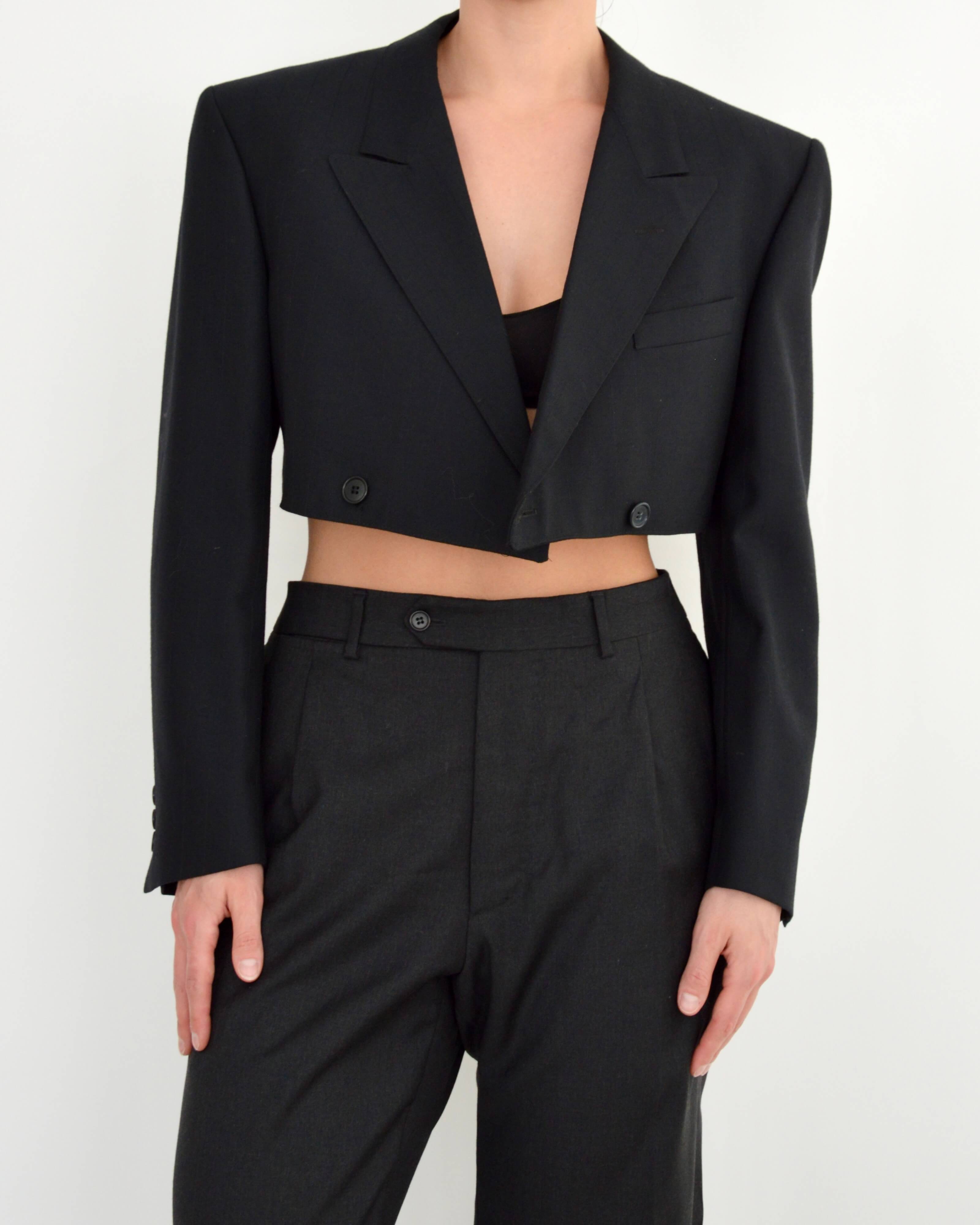Blazer corto - Negro (S)