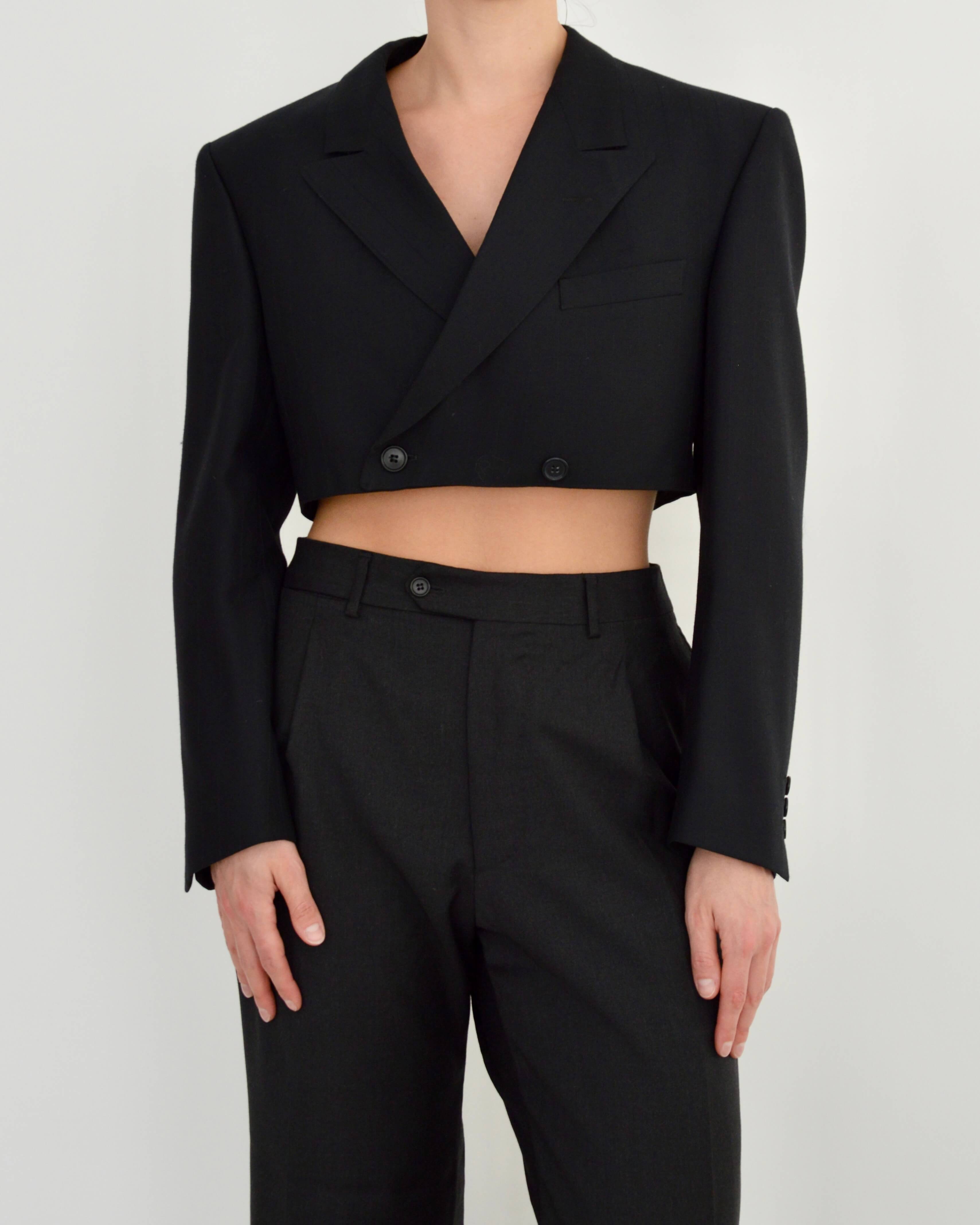 Blazer corto - Negro (S)