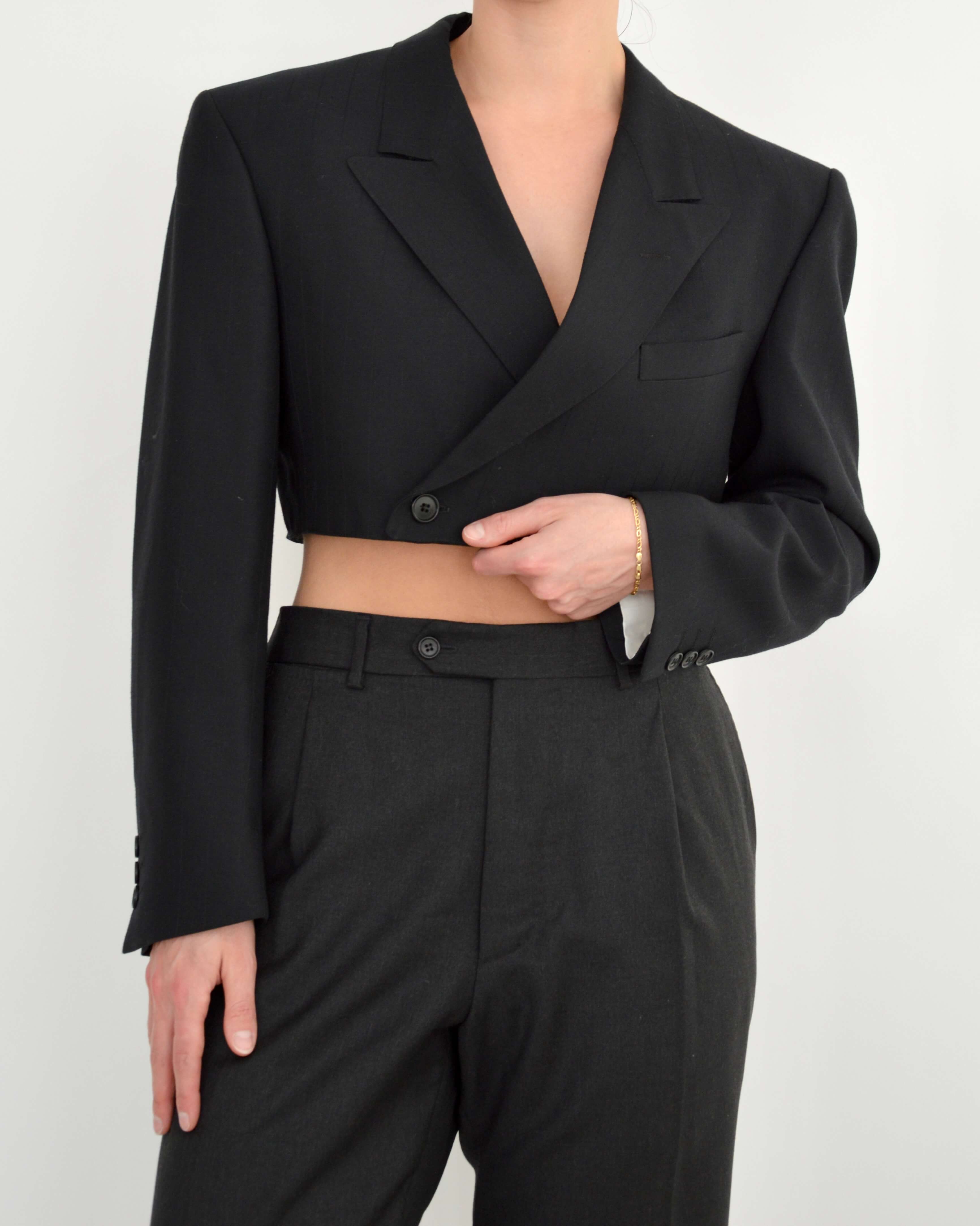 Blazer corto - Negro (S)