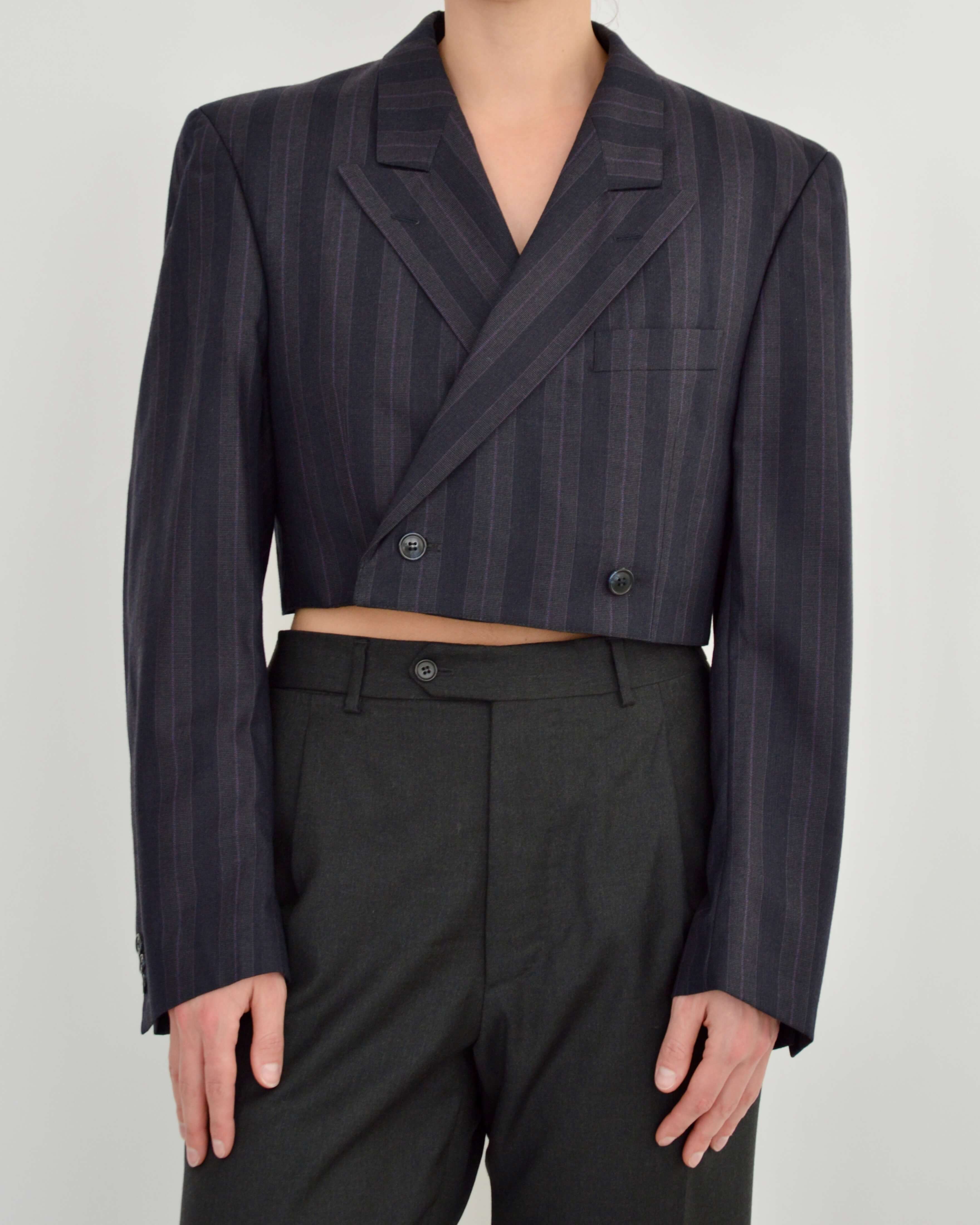Cropped Blazer - Purple (M)