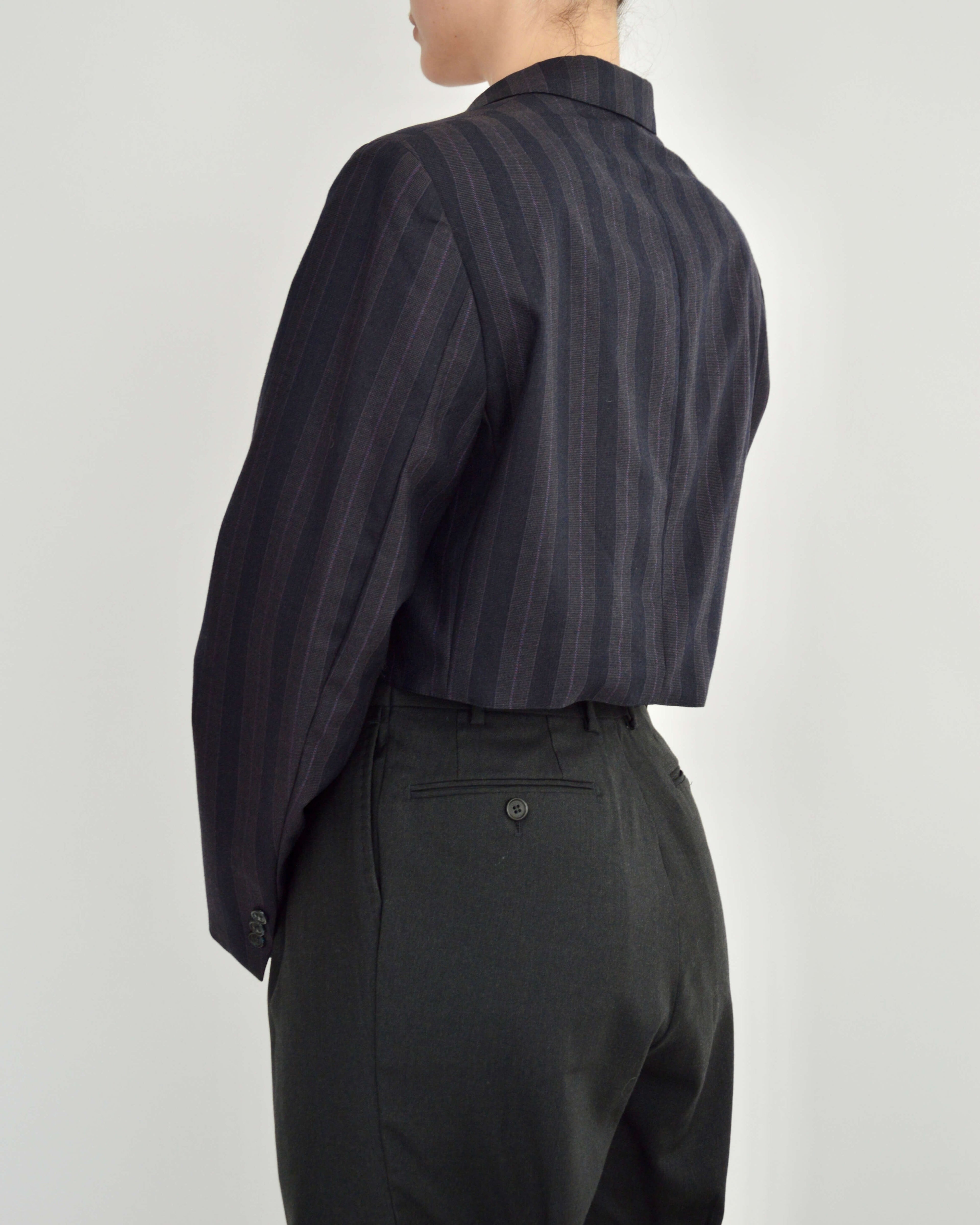 Cropped Blazer - Purple (M)