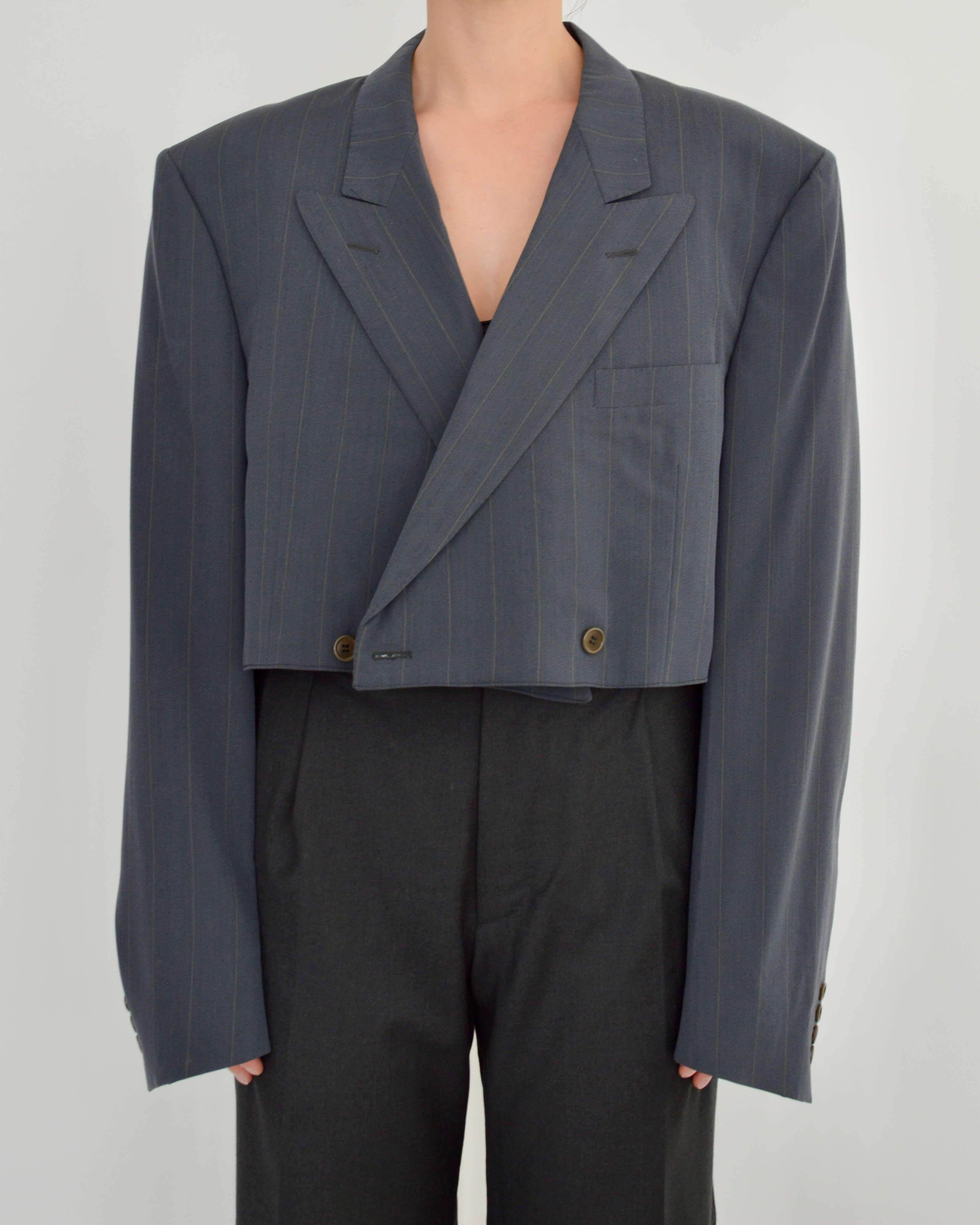 Blazer corto - Azul claro (L)