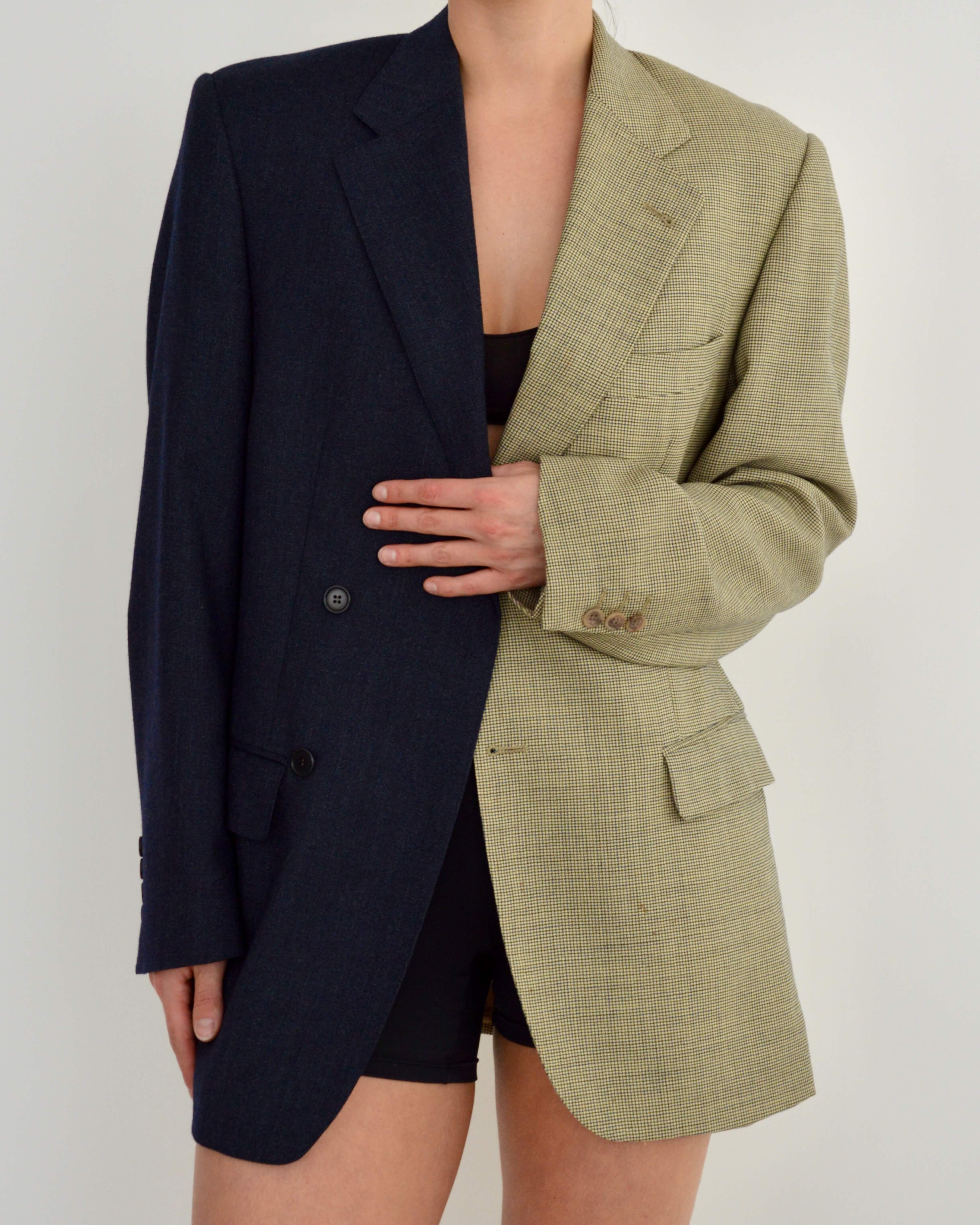 DUO Blazer - Blue Denim Contrast (S/L)