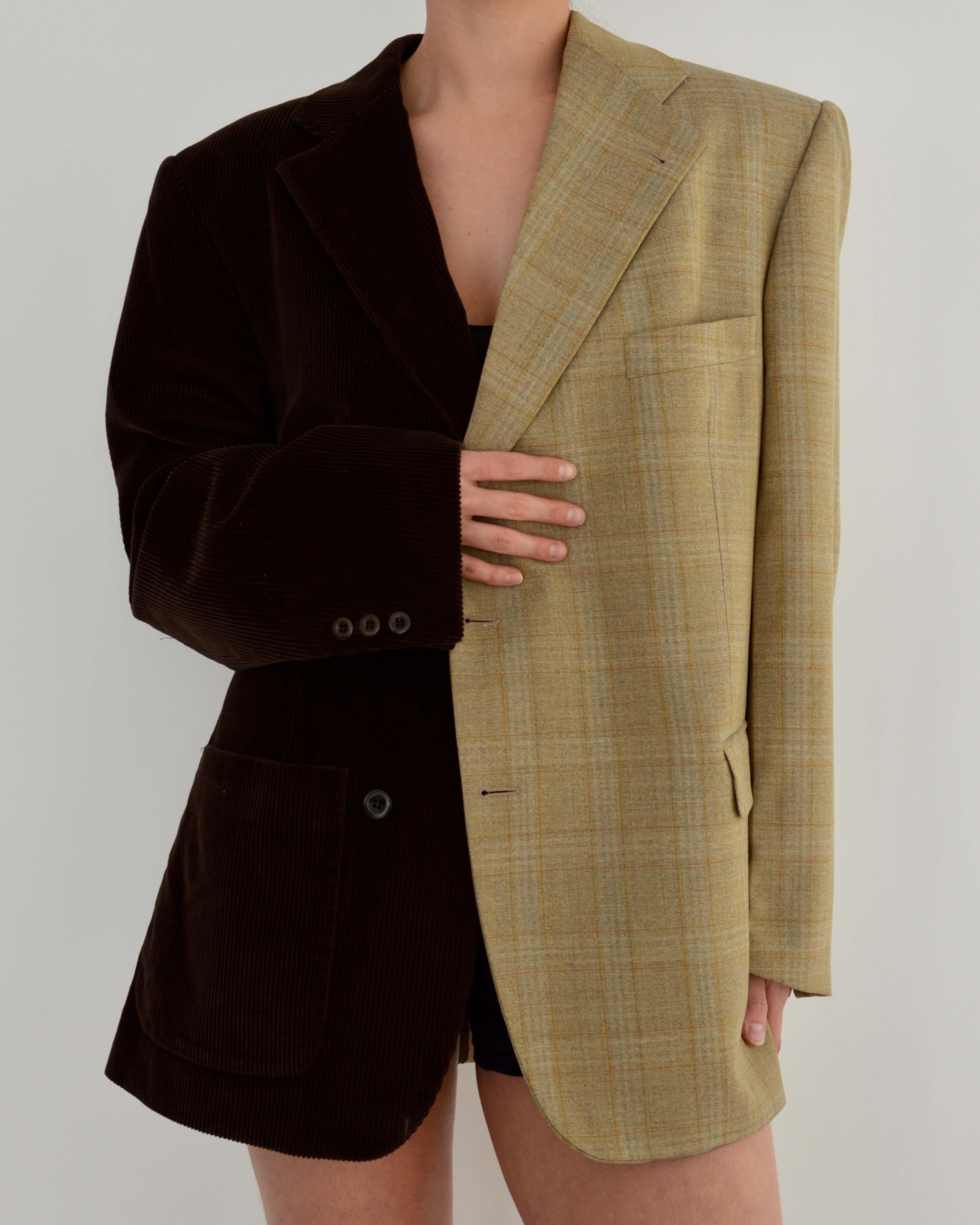 Blazer DUO - Pana Marrón Oscuro (M/XL)