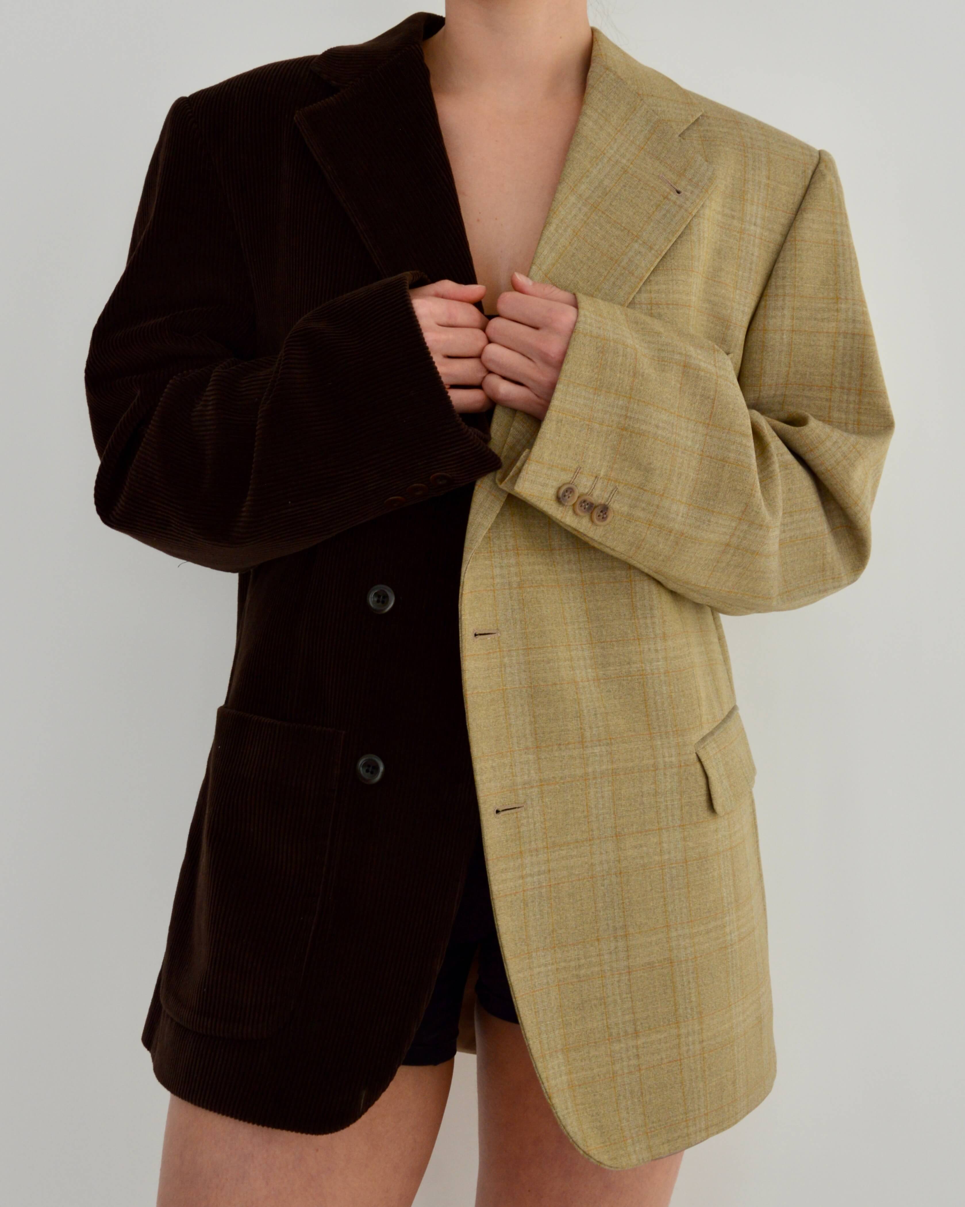 DUO Blazer - Corduroy Dark Brown (M/XL)