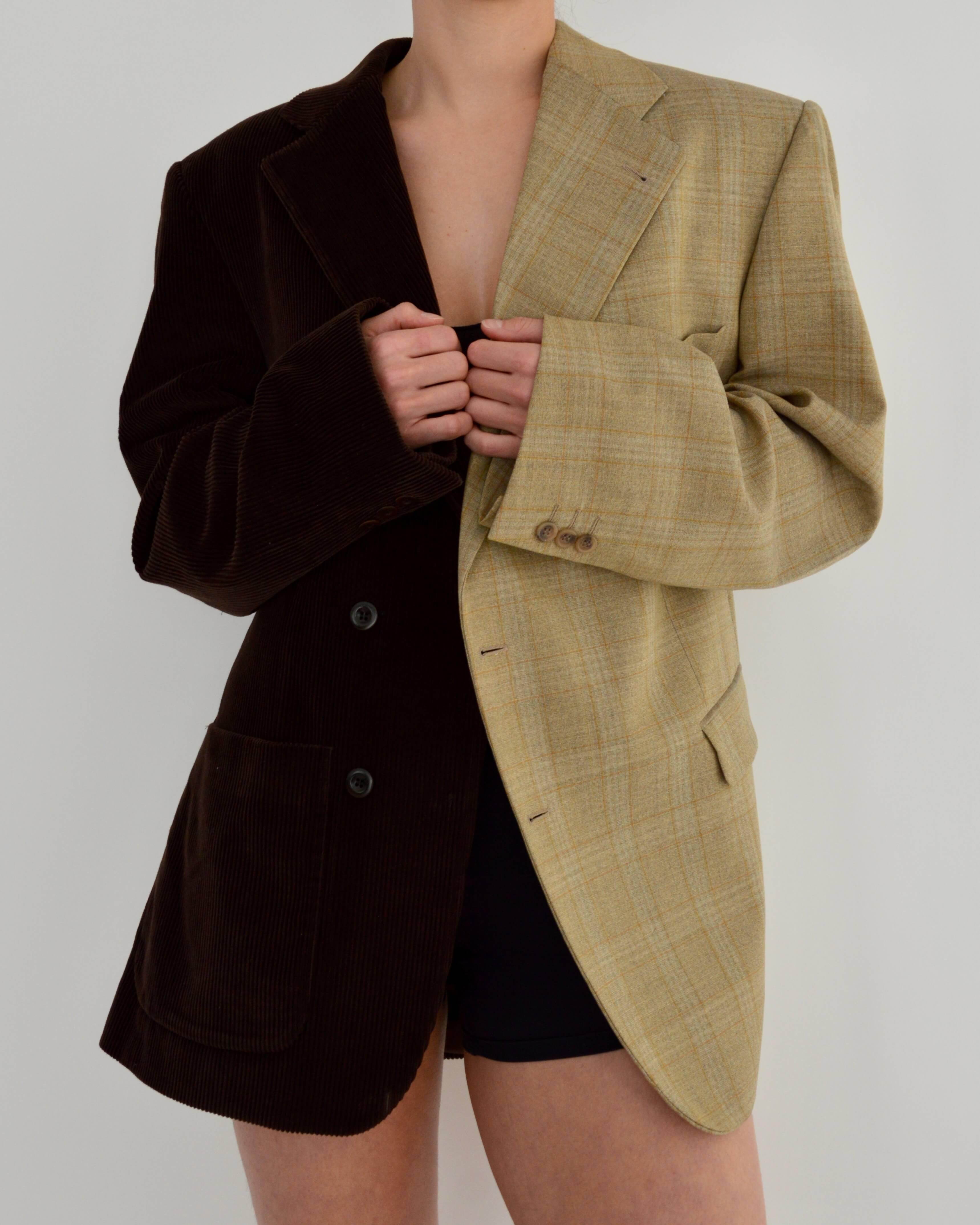 DUO Blazer - Corduroy Dark Brown (M/XL)