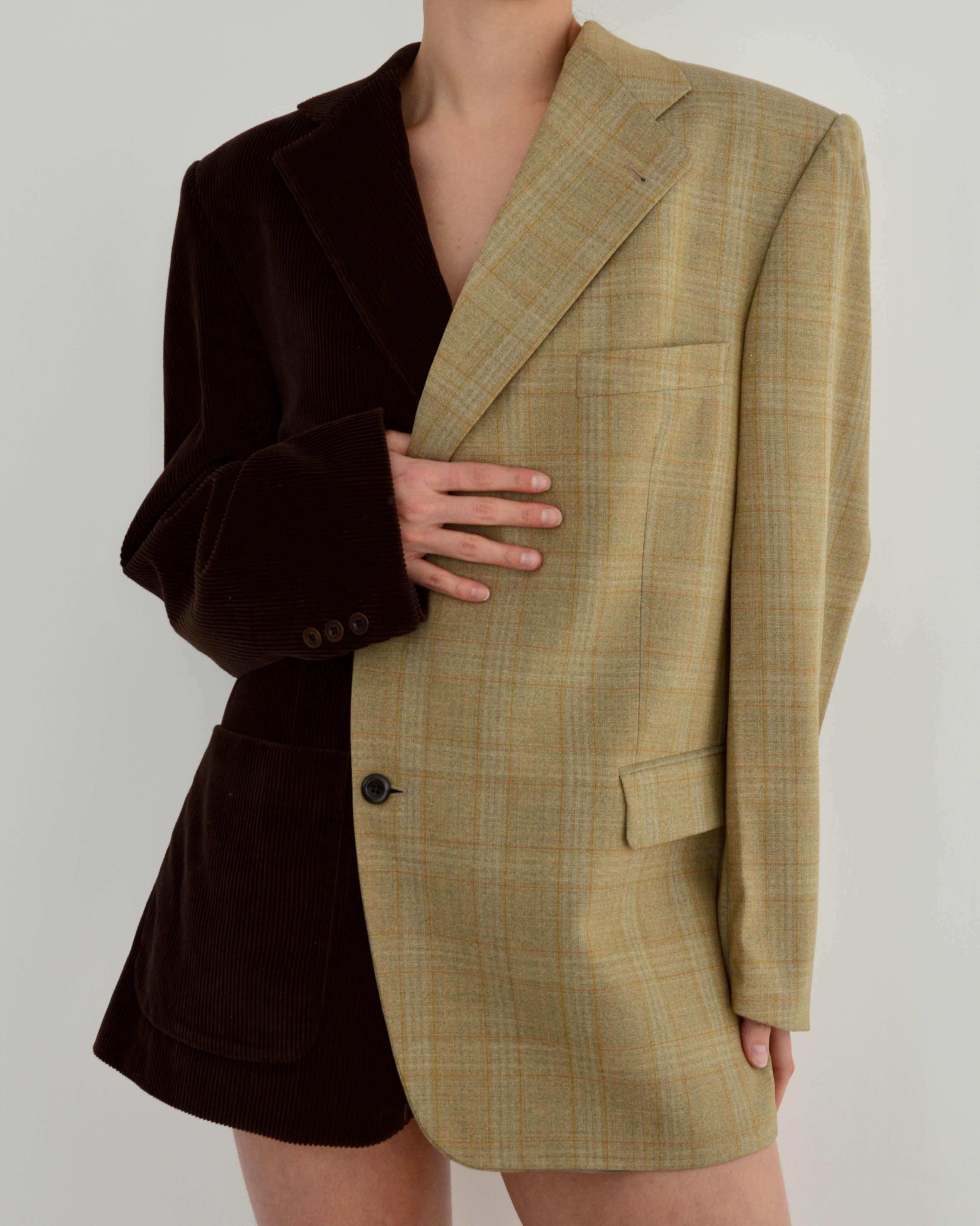 Blazer DUO - Pana Marrón Oscuro (M/XL)