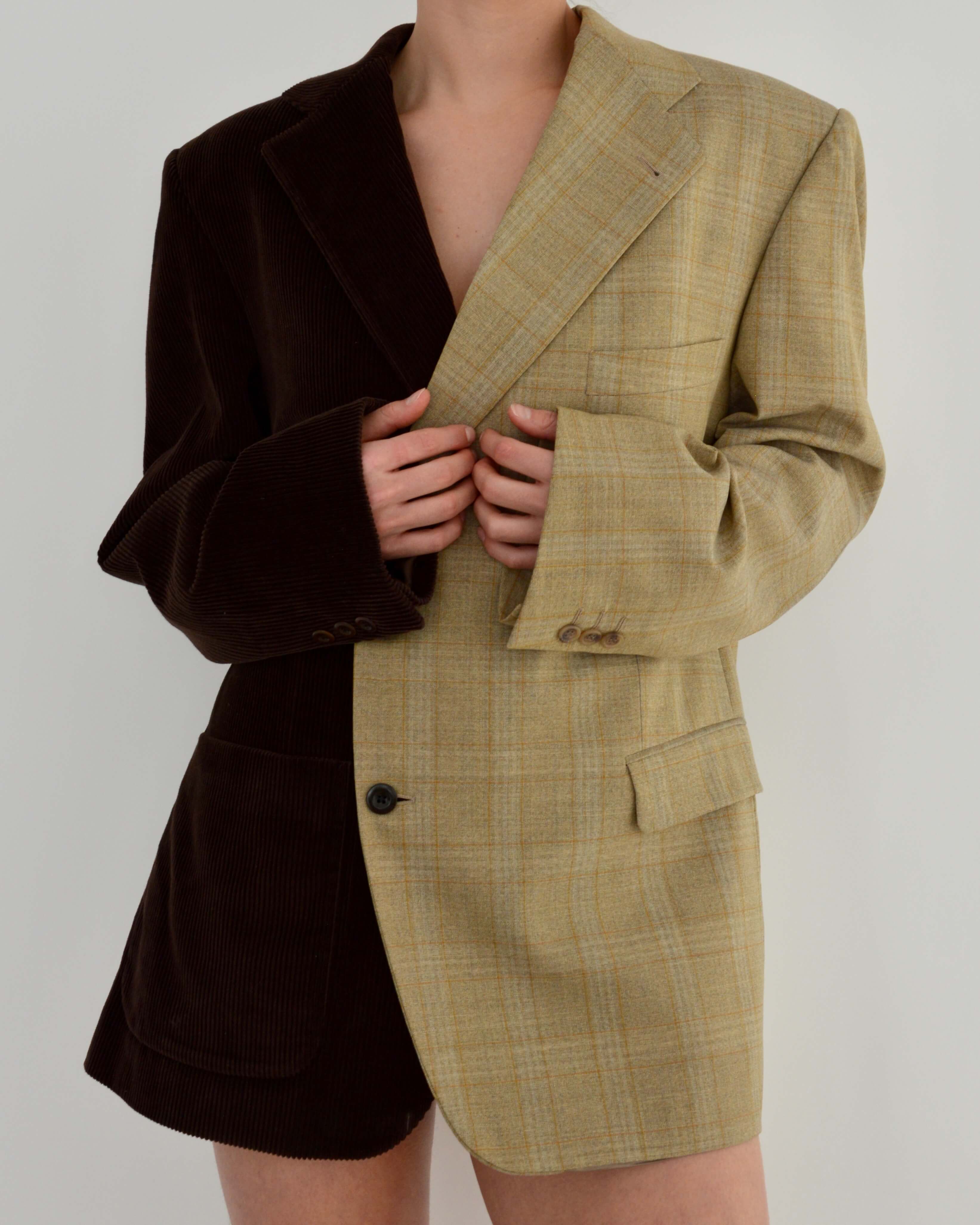 DUO Blazer - Corduroy Dark Brown (M/XL)