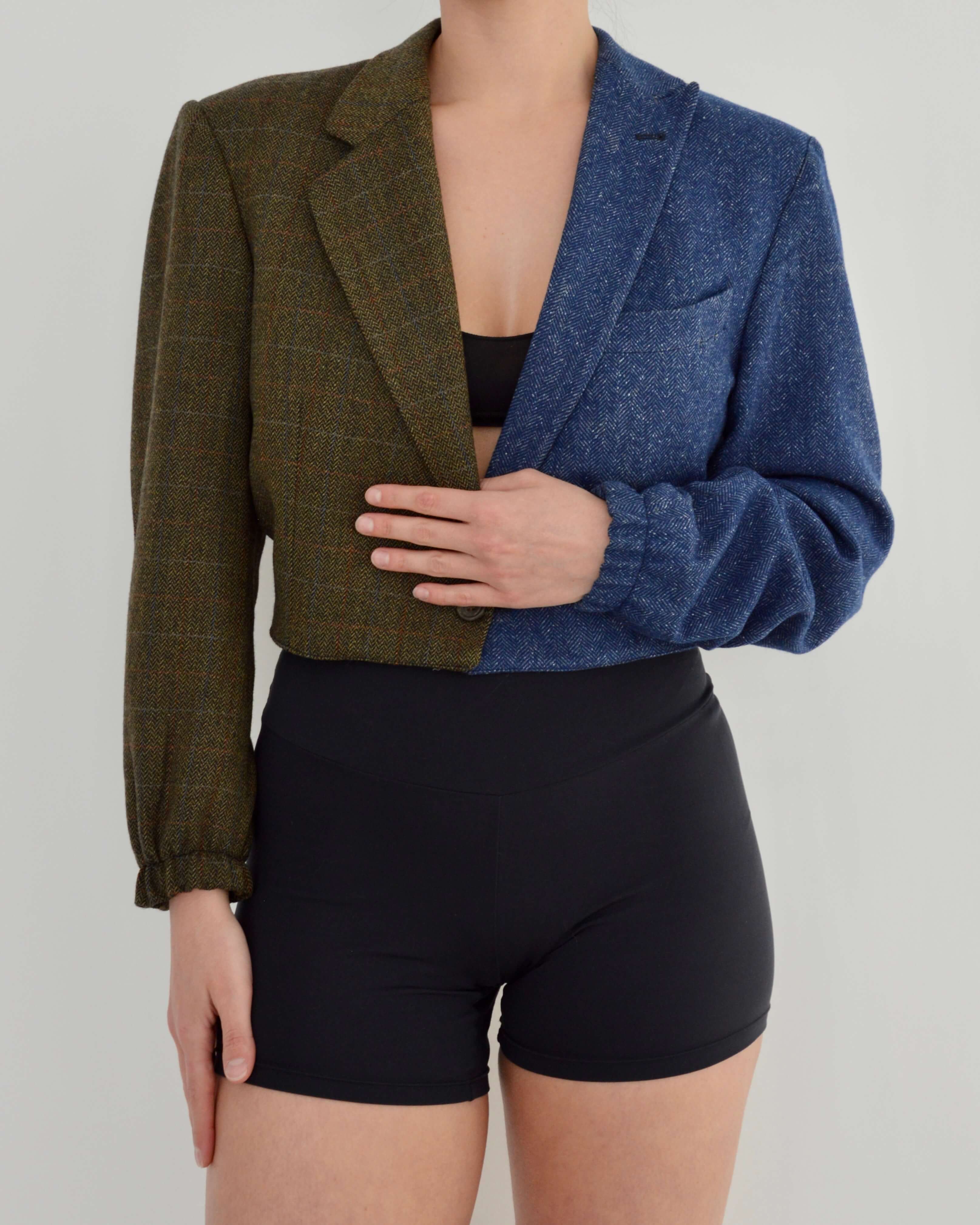 Bomber DUO - Verde y Azul (M)