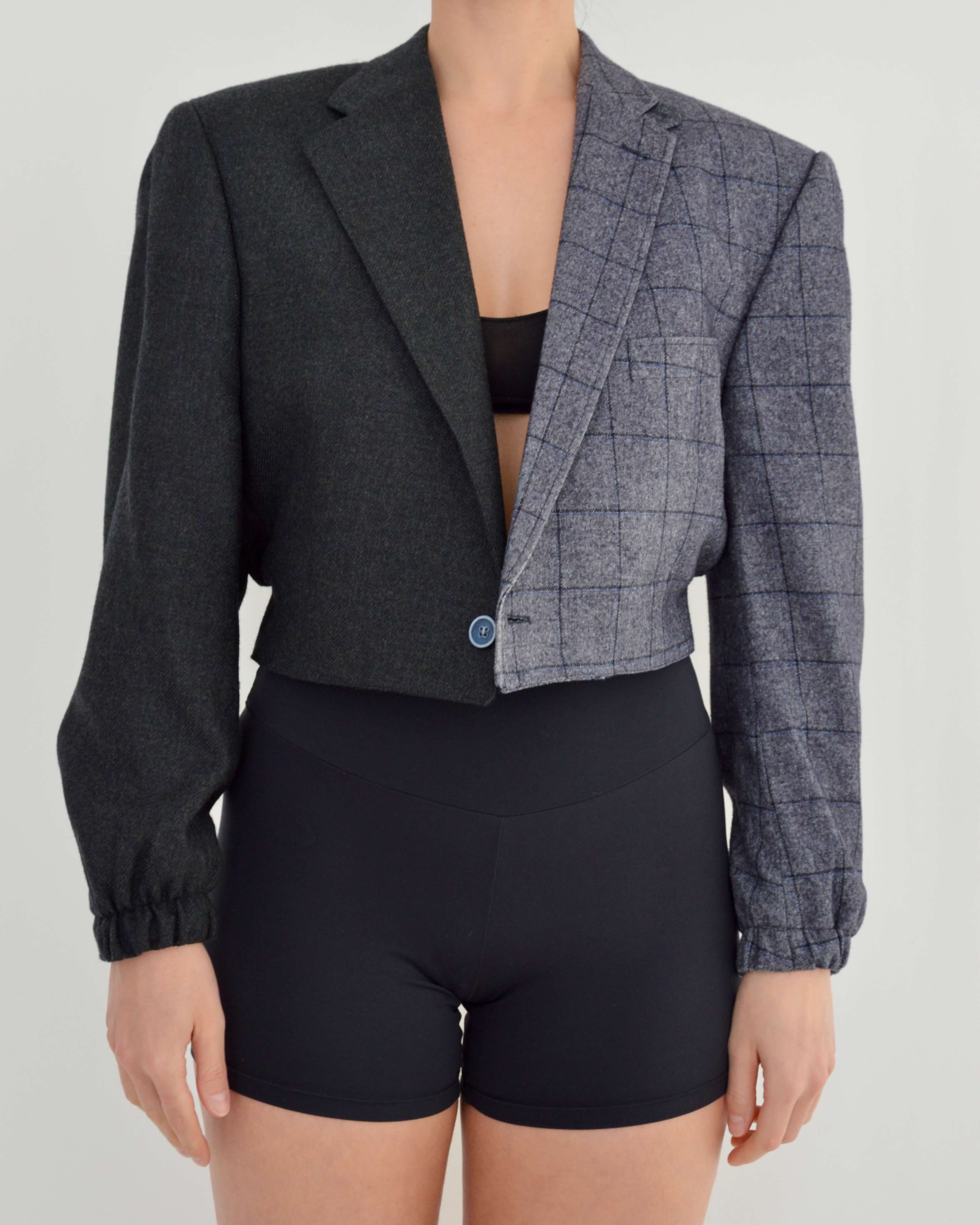 DUO Bomber - Purple & Grey (M)