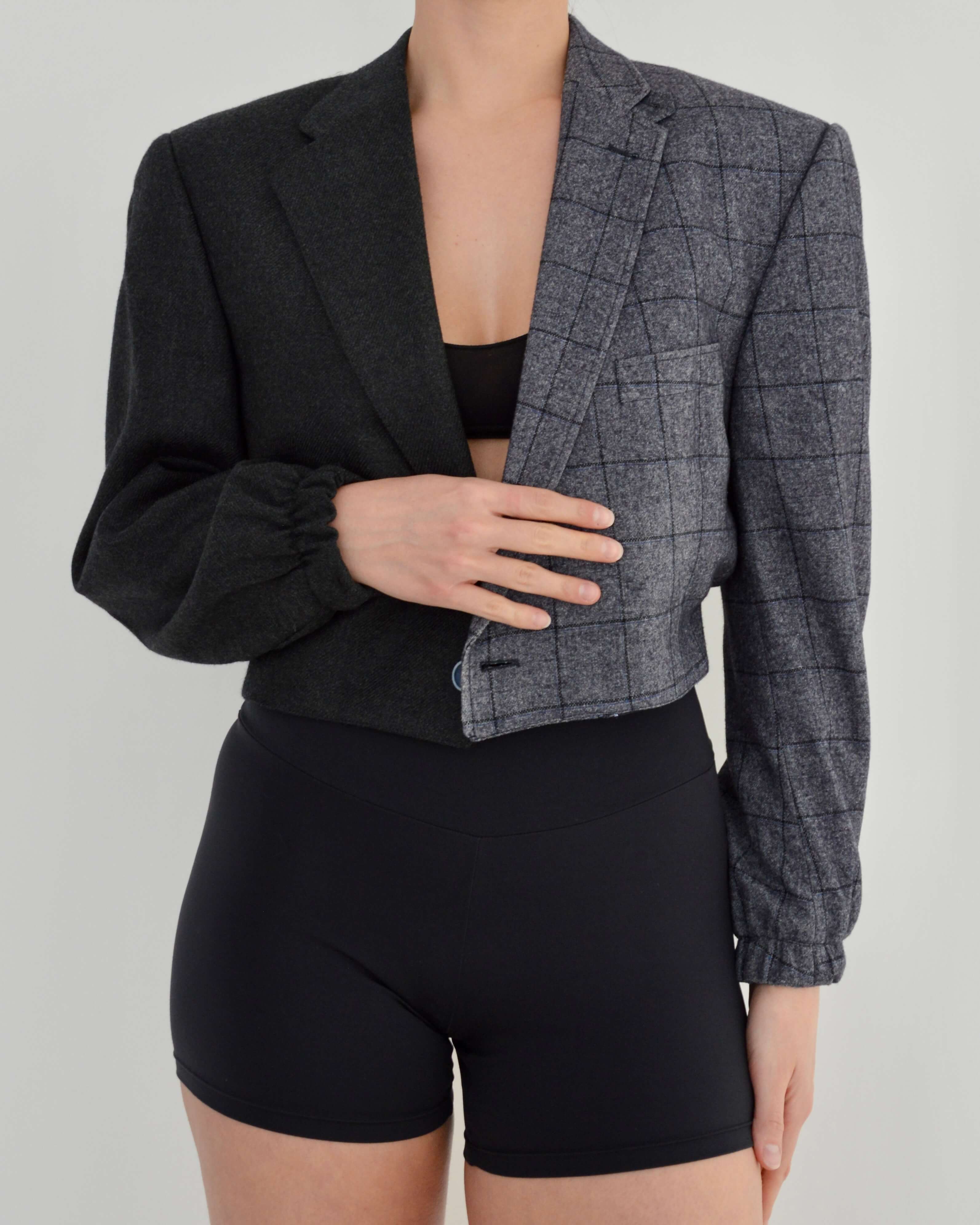 DUO Bomber - Purple & Grey (M)