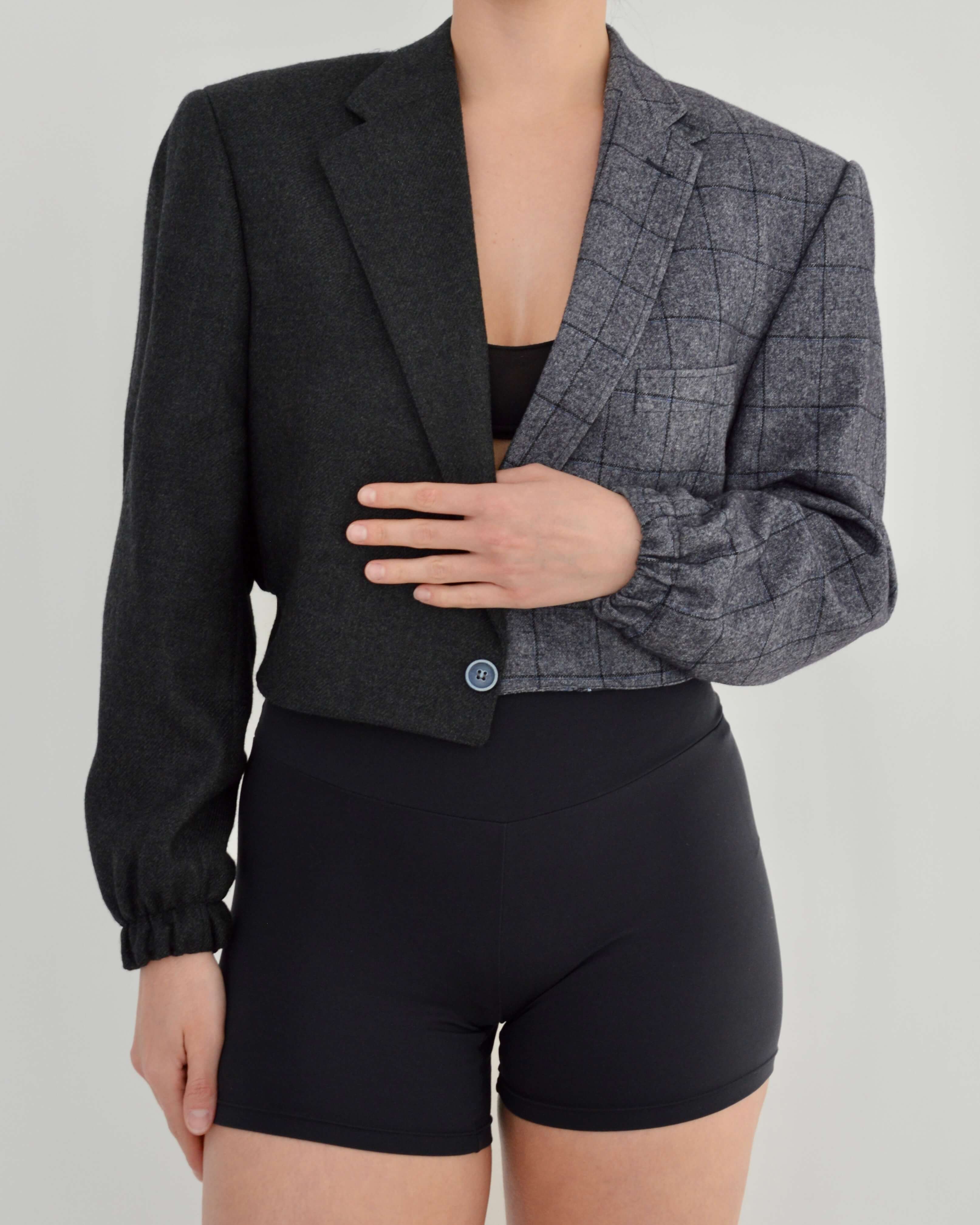 DUO Bomber - Purple & Grey (M)