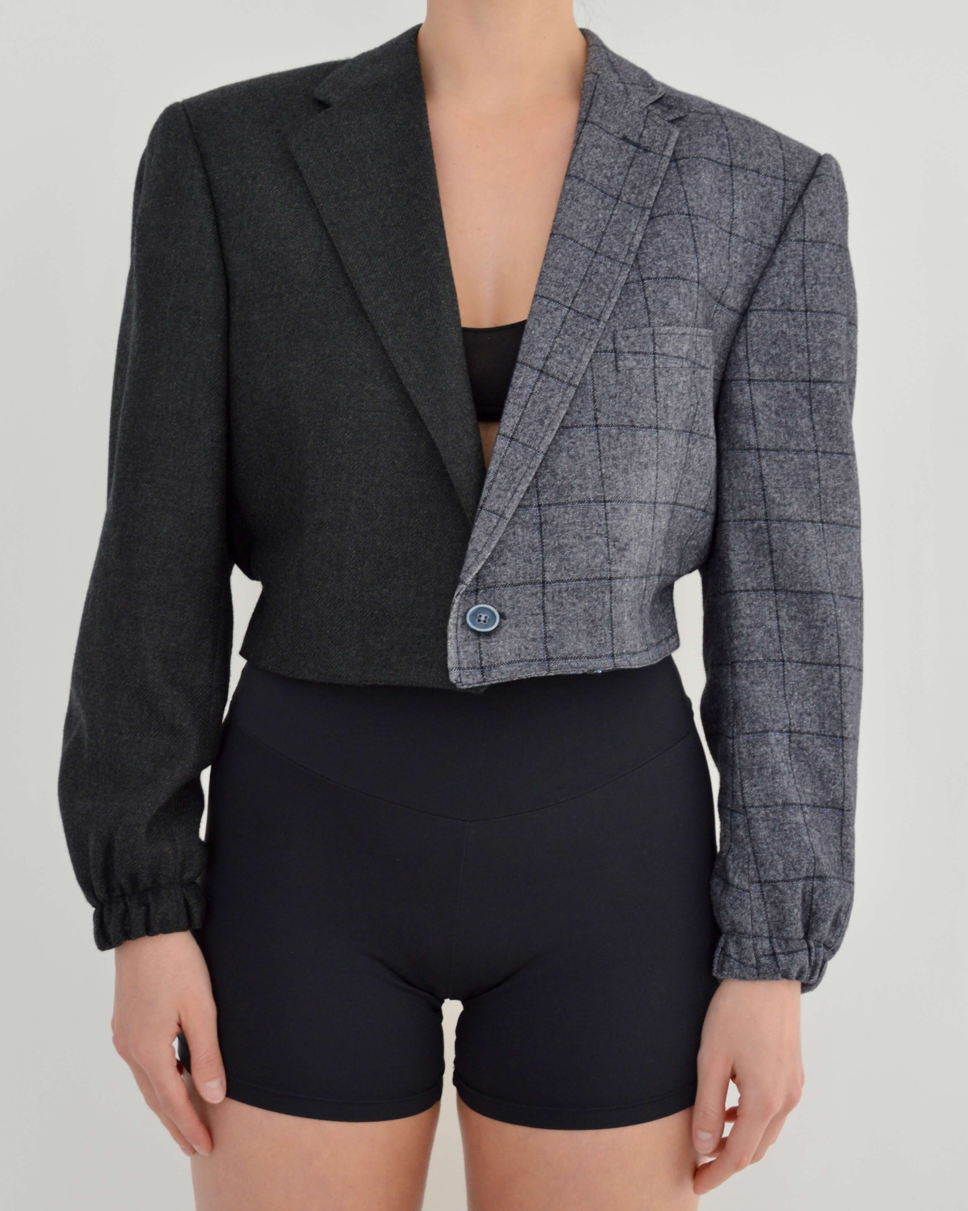 DUO Bomber - Purple & Grey (M)