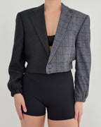 DUO Bomber - Purple & Grey (M)