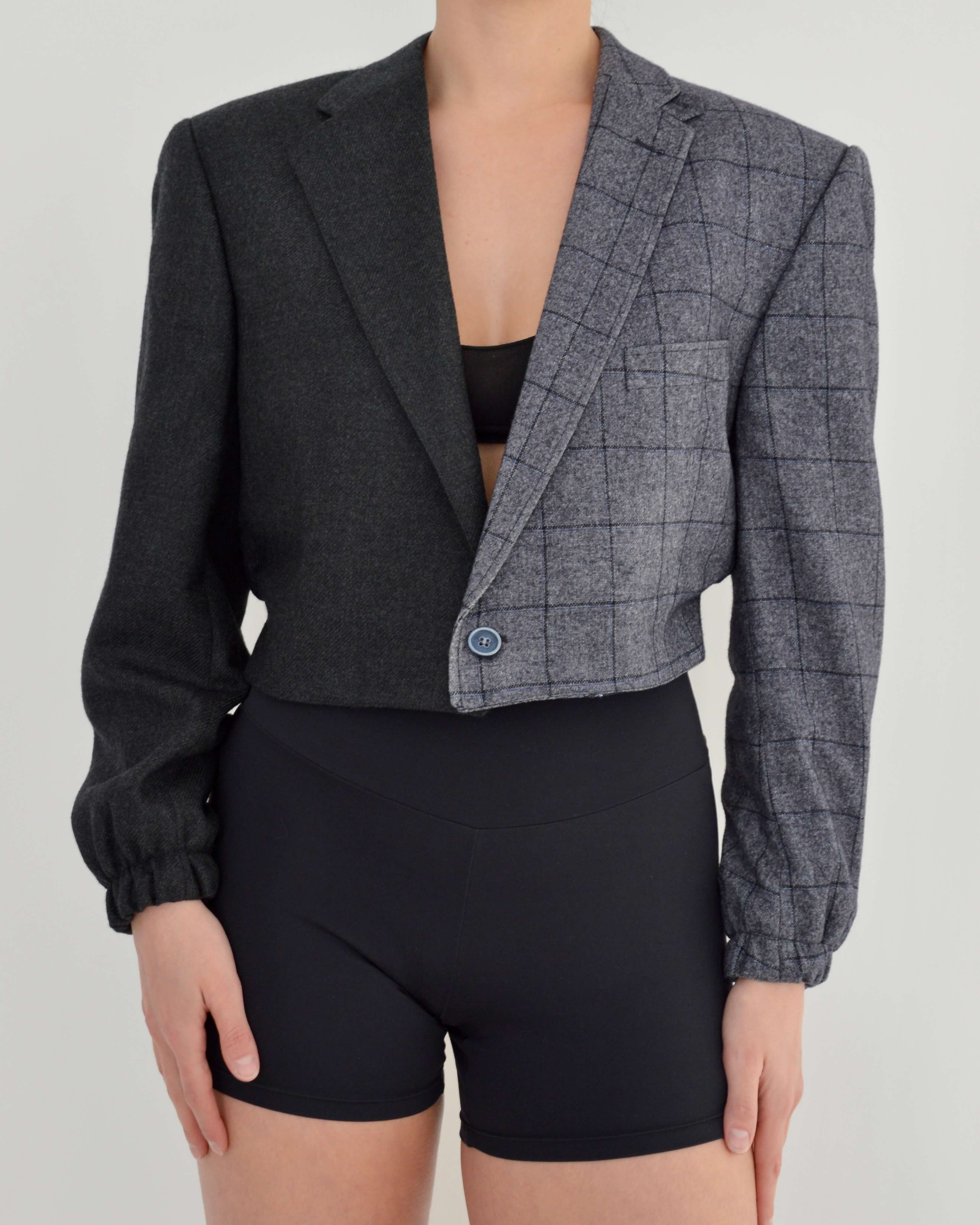 DUO Bomber - Purple & Grey (M)