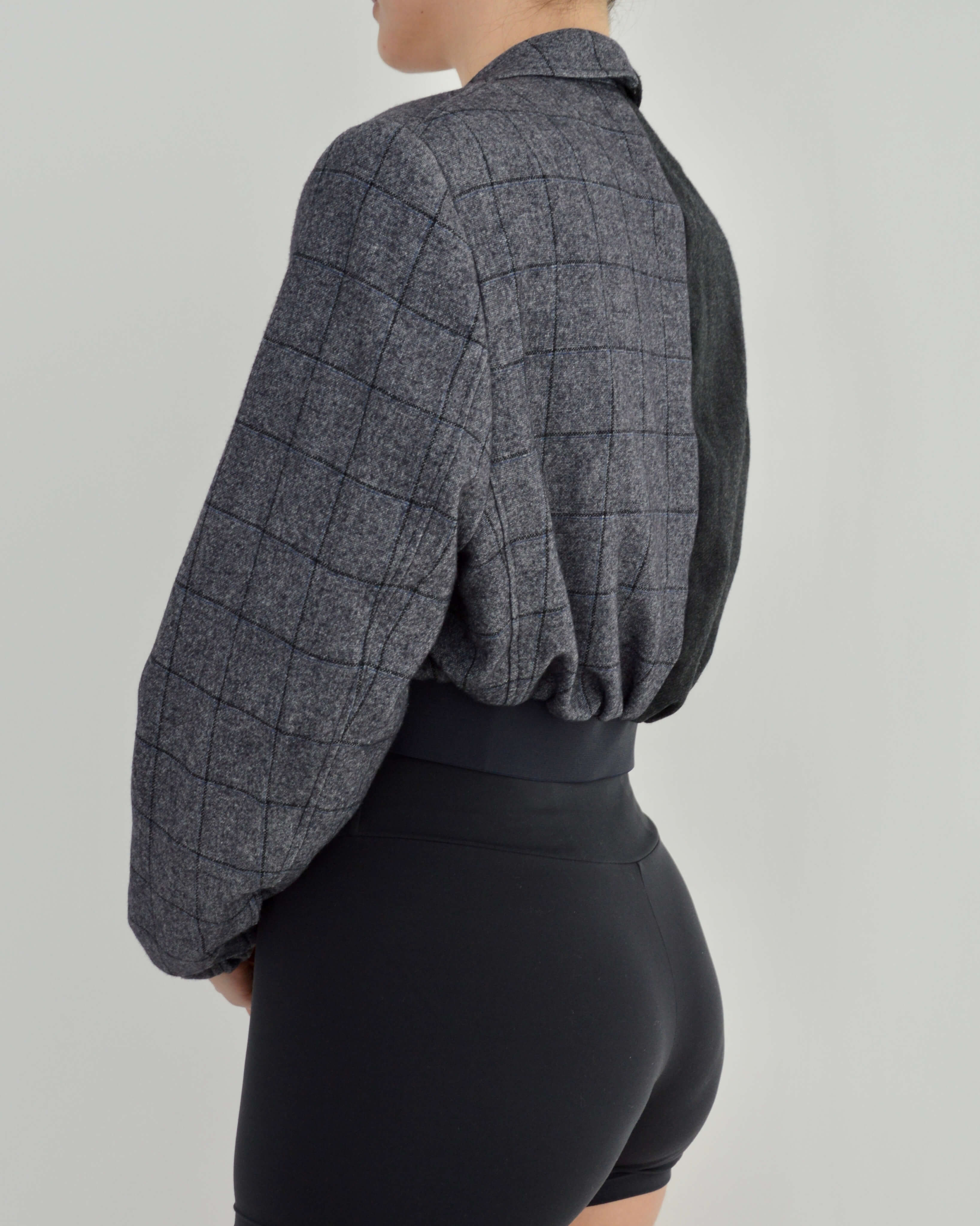 DUO Bomber - Purple & Grey (M)