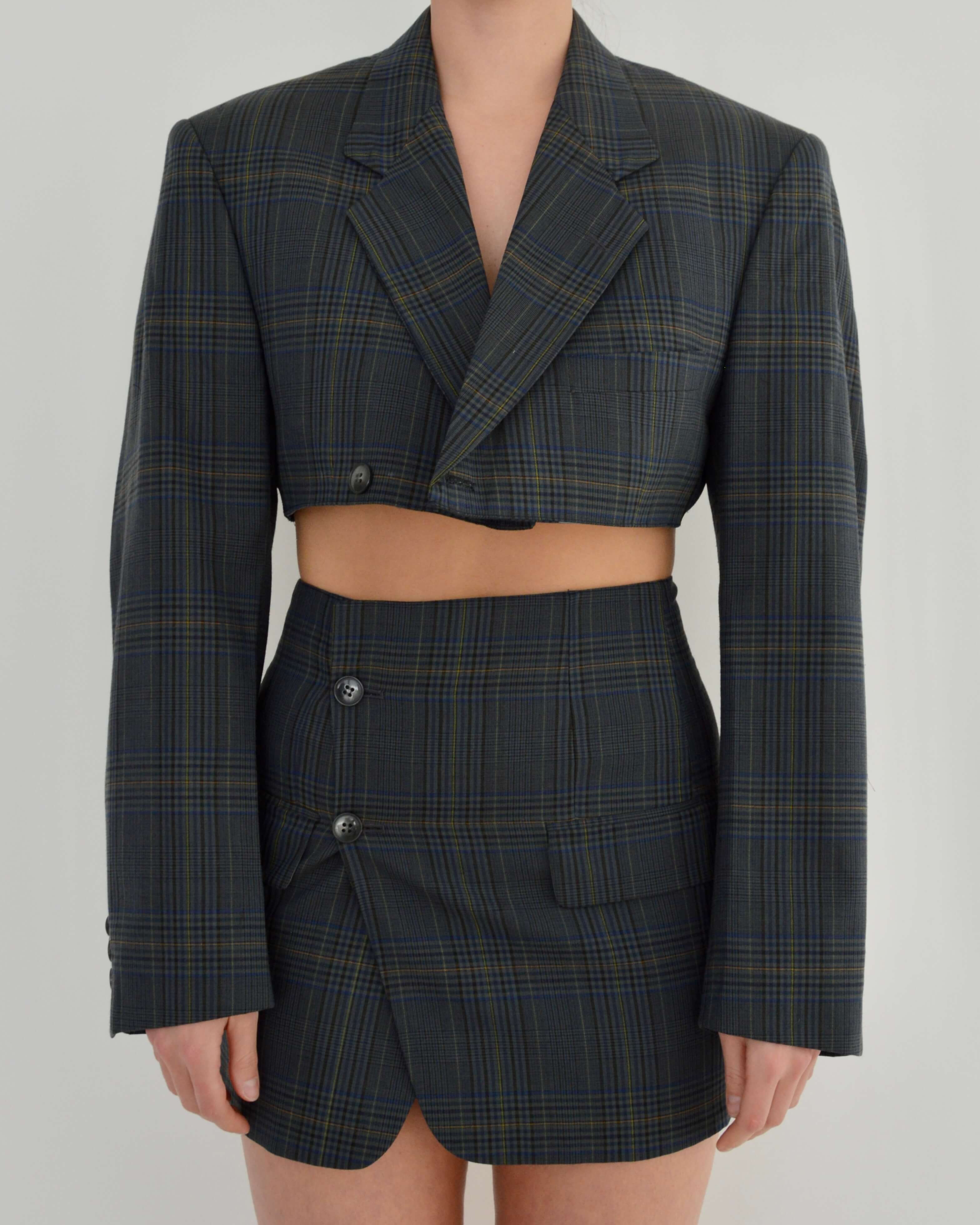 Blaset - Bleu à carreaux (XS/S)