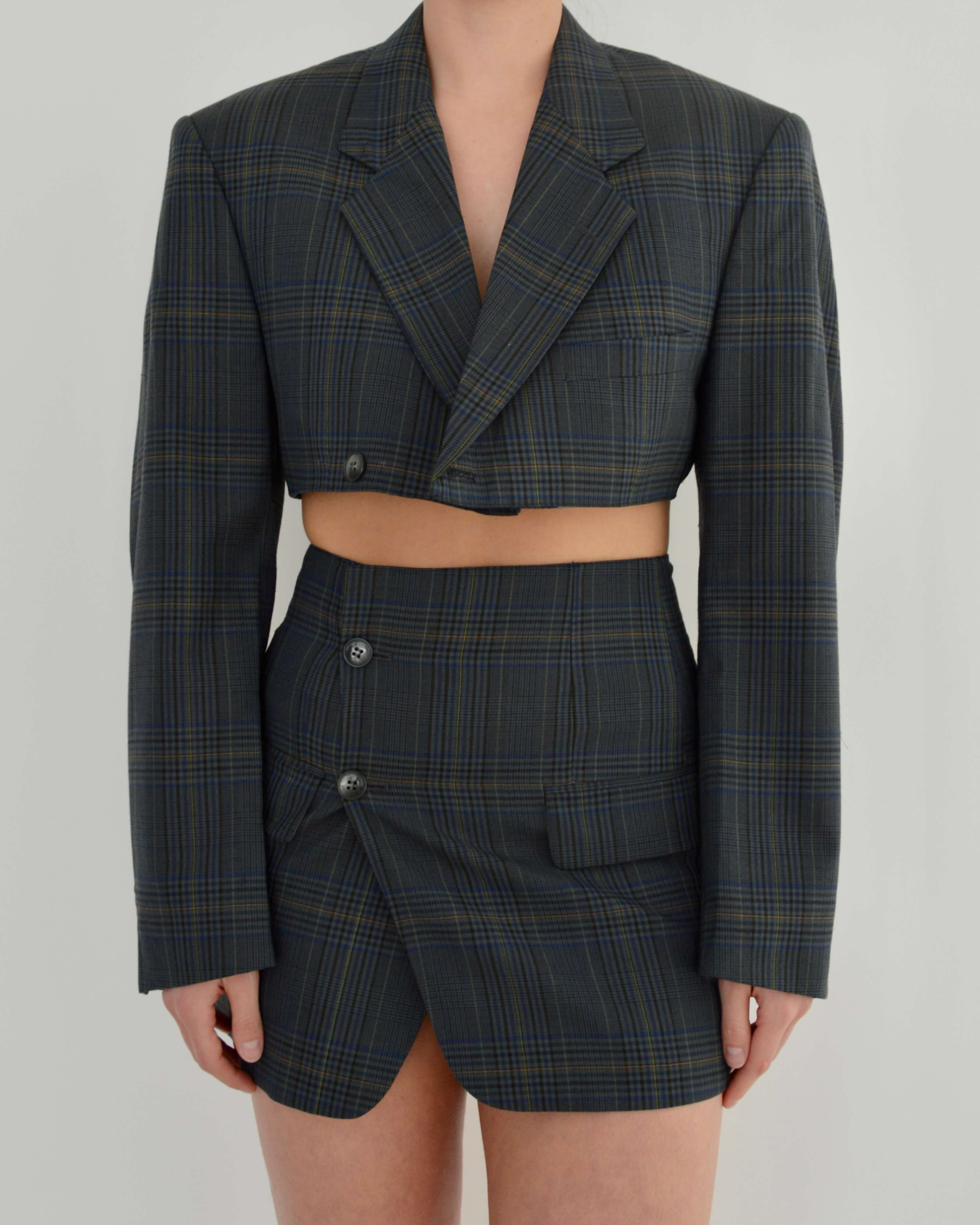 Blaset - Bleu à carreaux (XS/S)