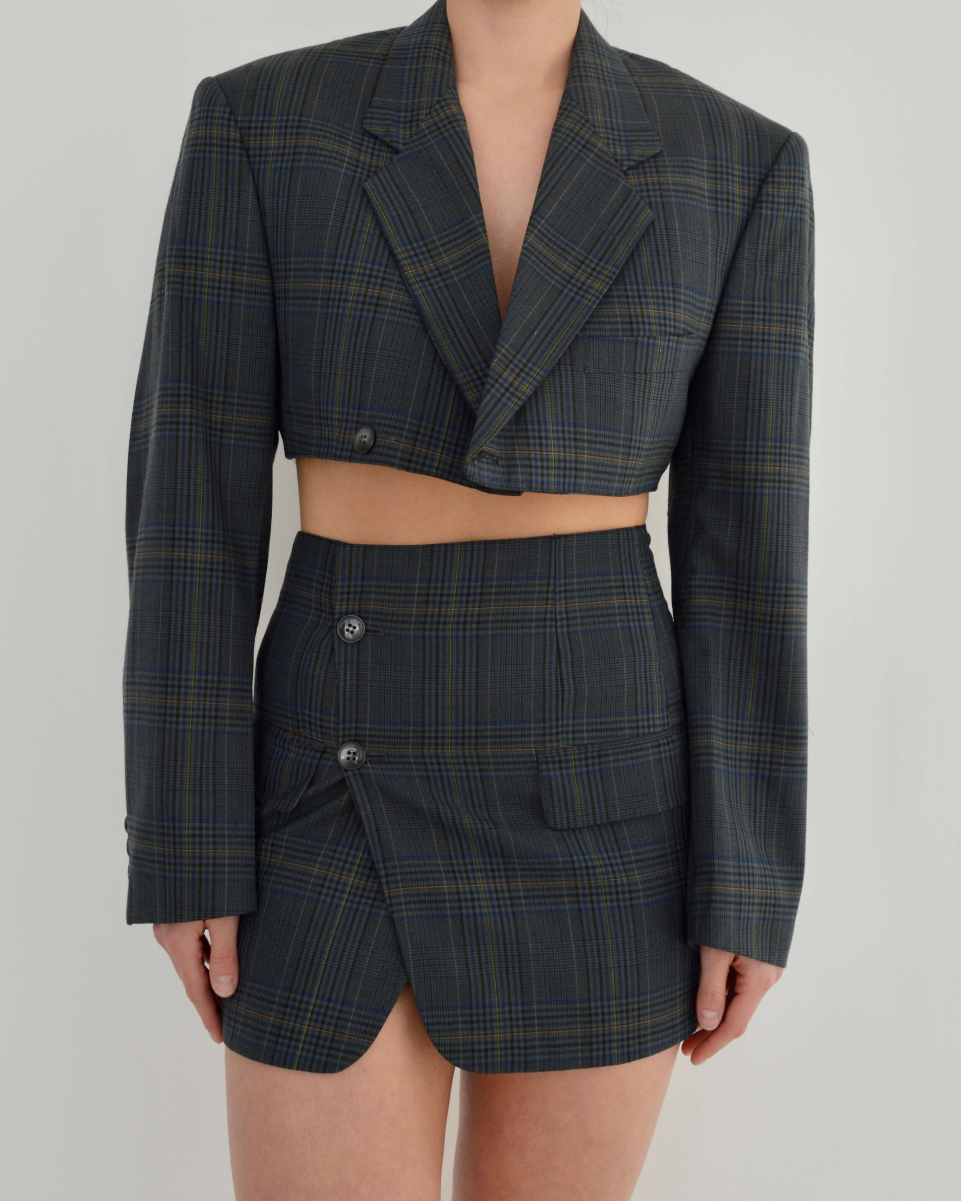 Blaset - Bleu à carreaux (XS/S)