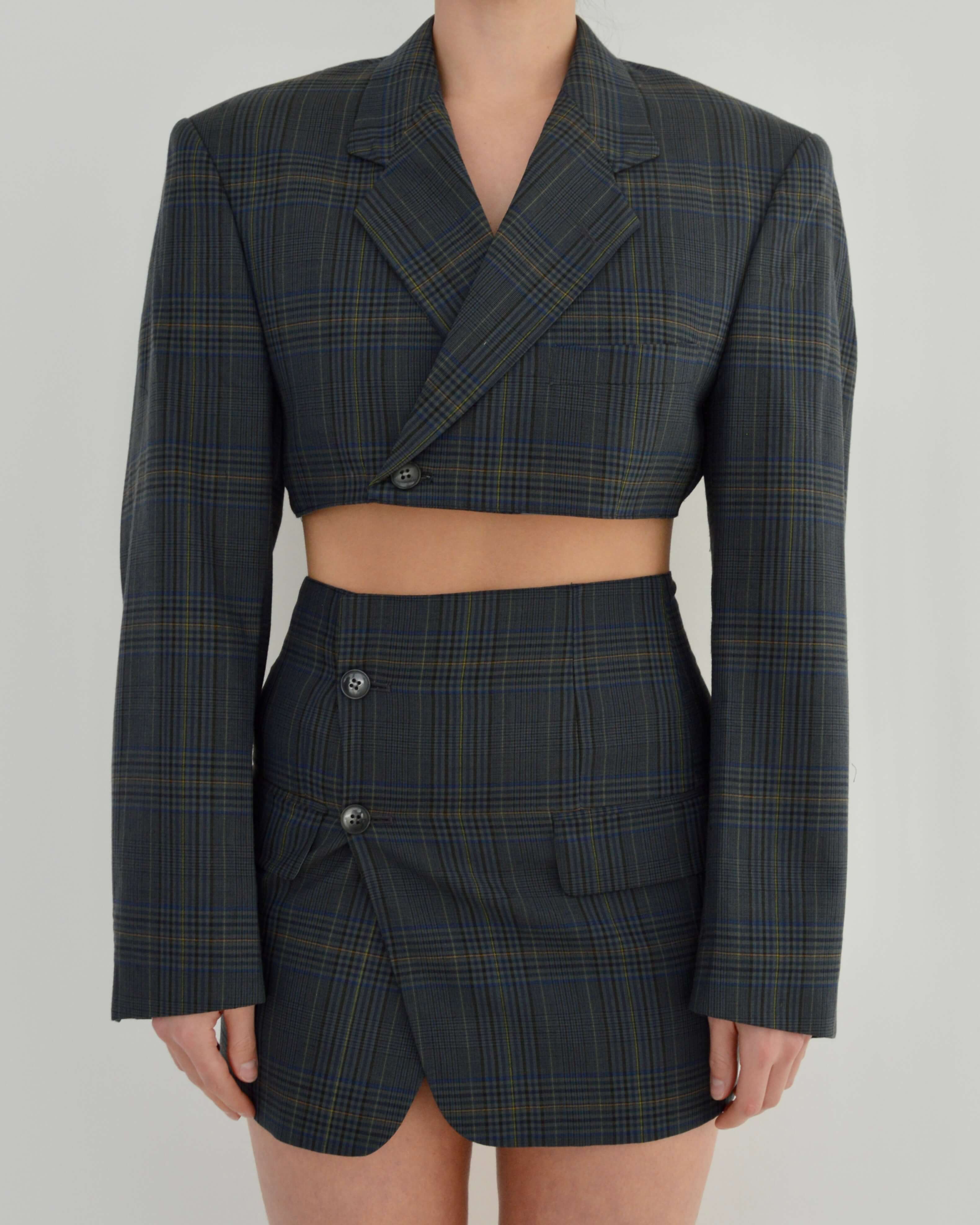 Blaset - Bleu à carreaux (XS/S)