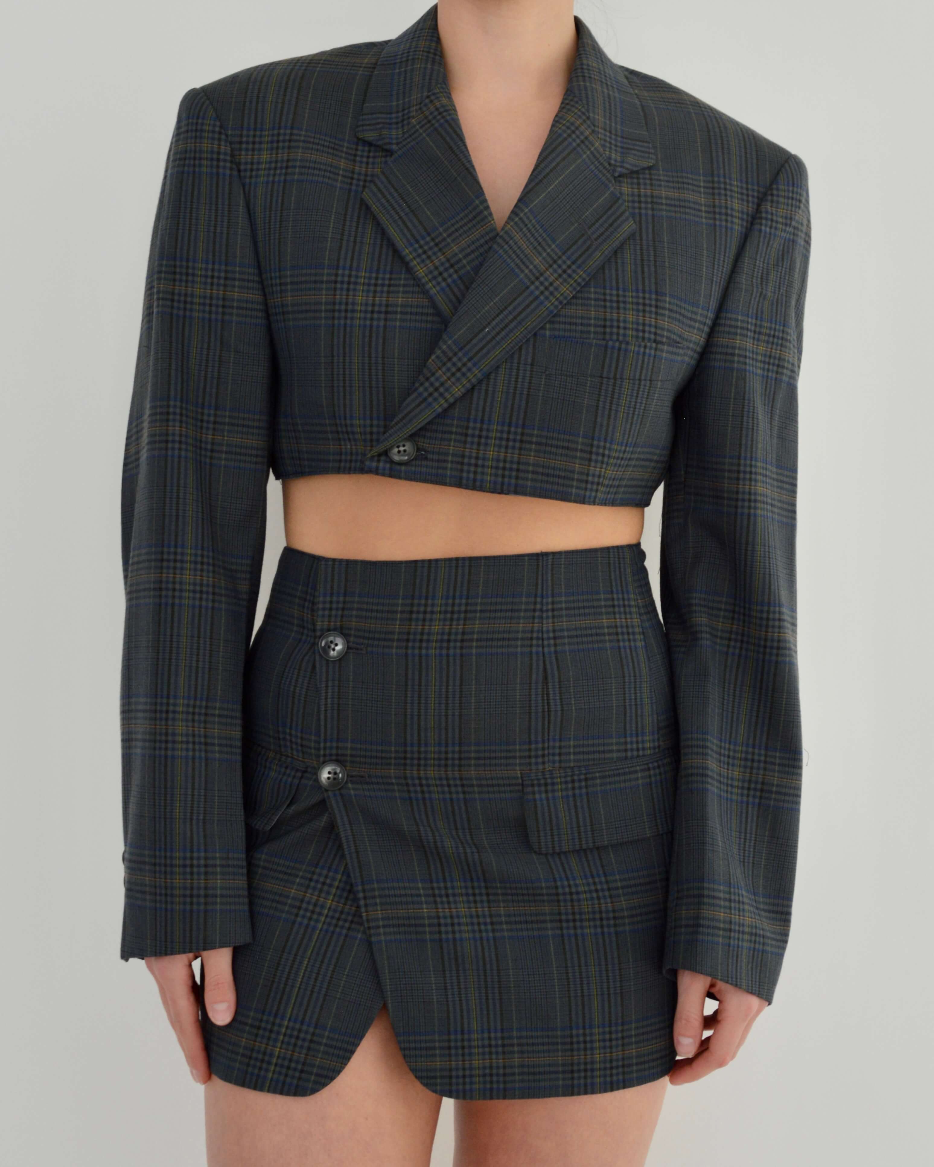 Blaset - Bleu à carreaux (XS/S)