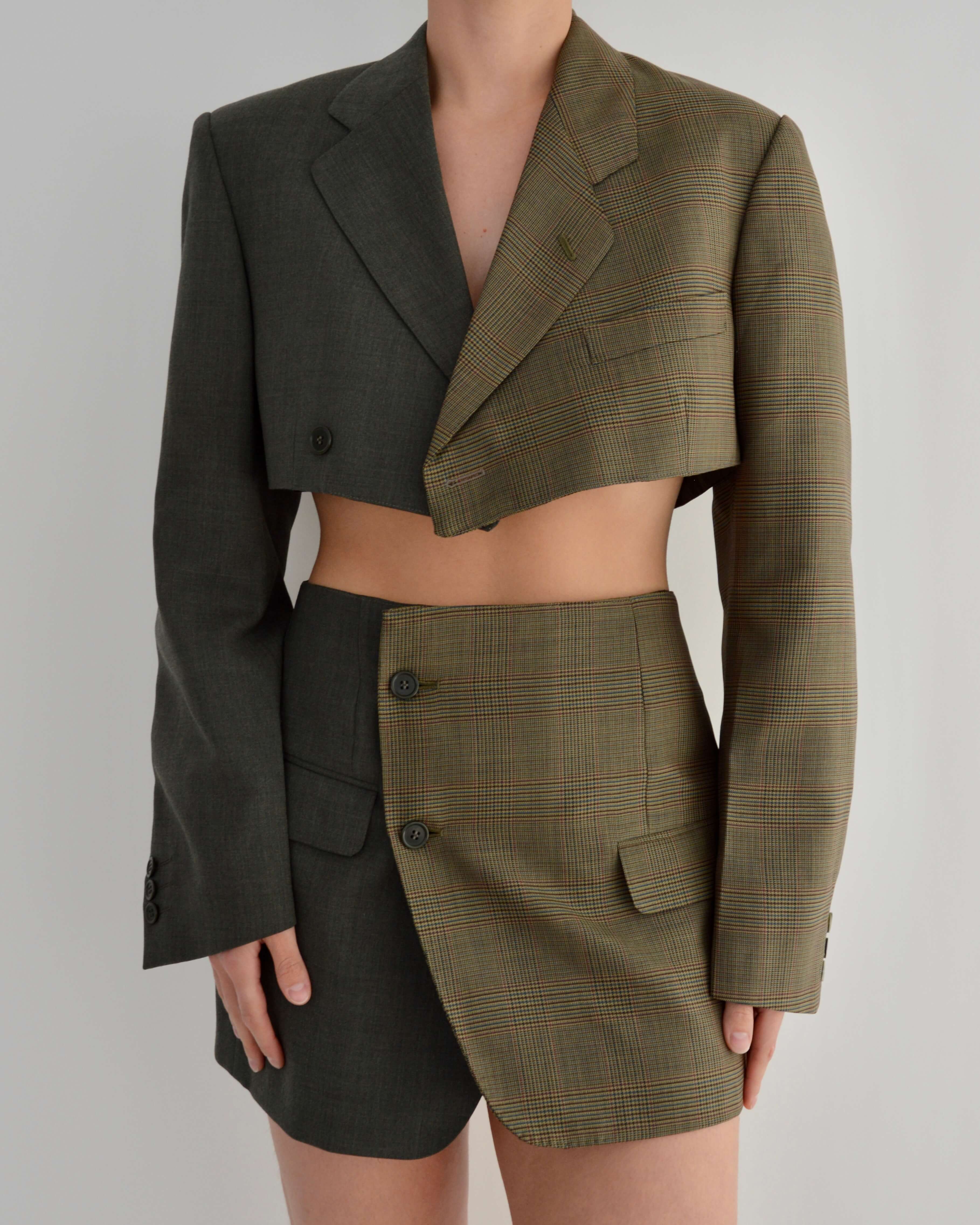 DUO Blaset - Light on dark green  (S)