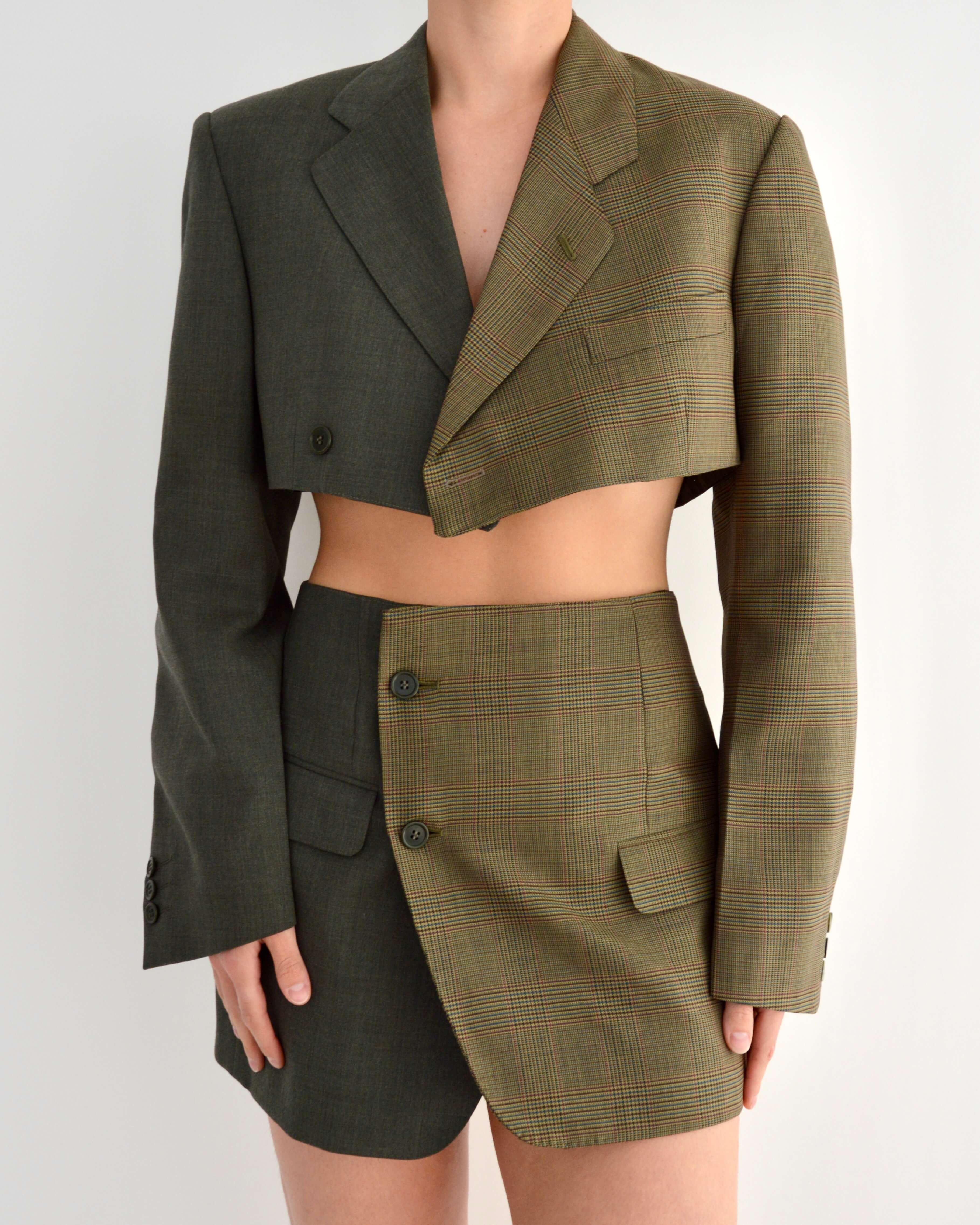 DUO Blaset - Light on dark green  (S)