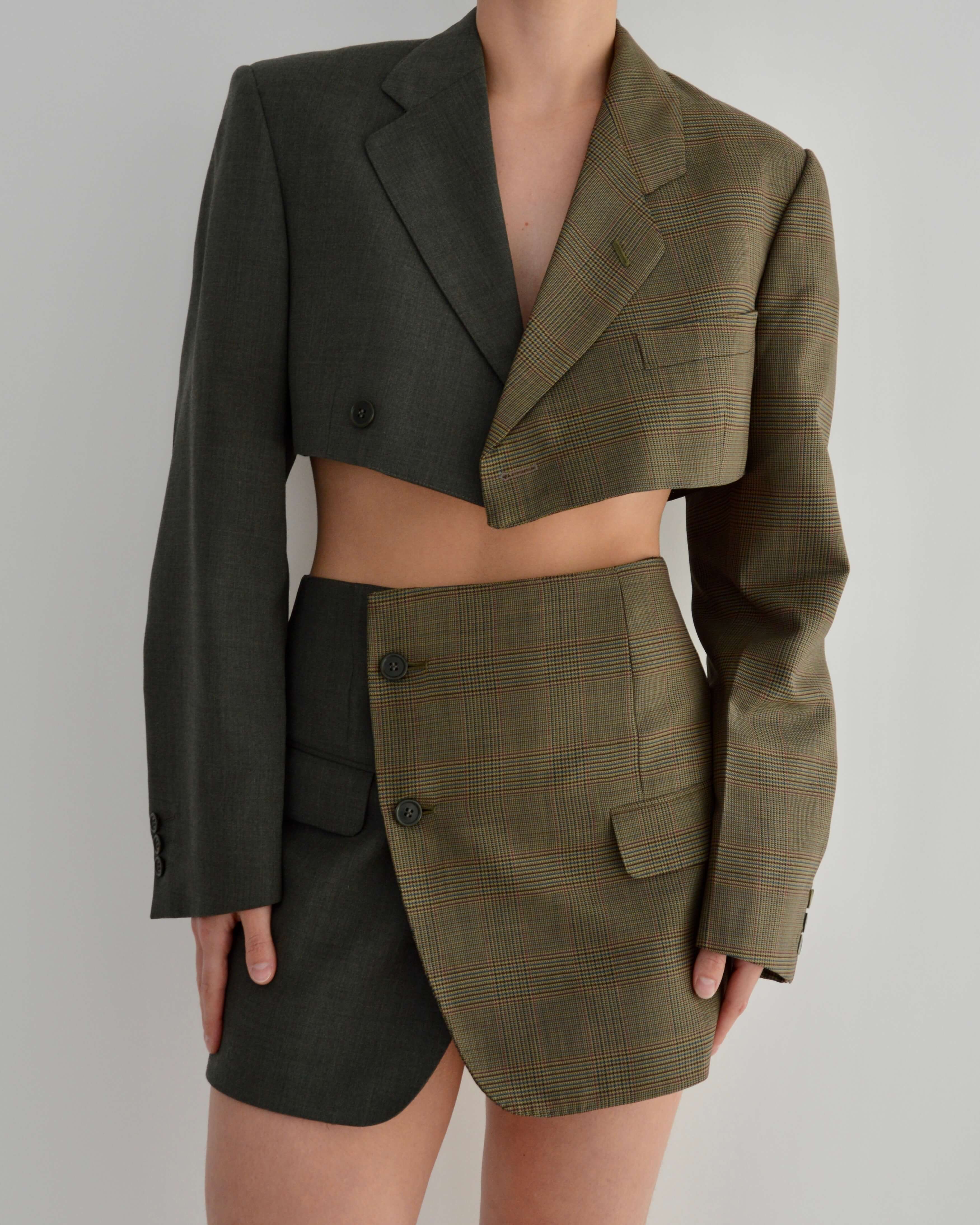 DUO Blaset - Light on dark green  (S)