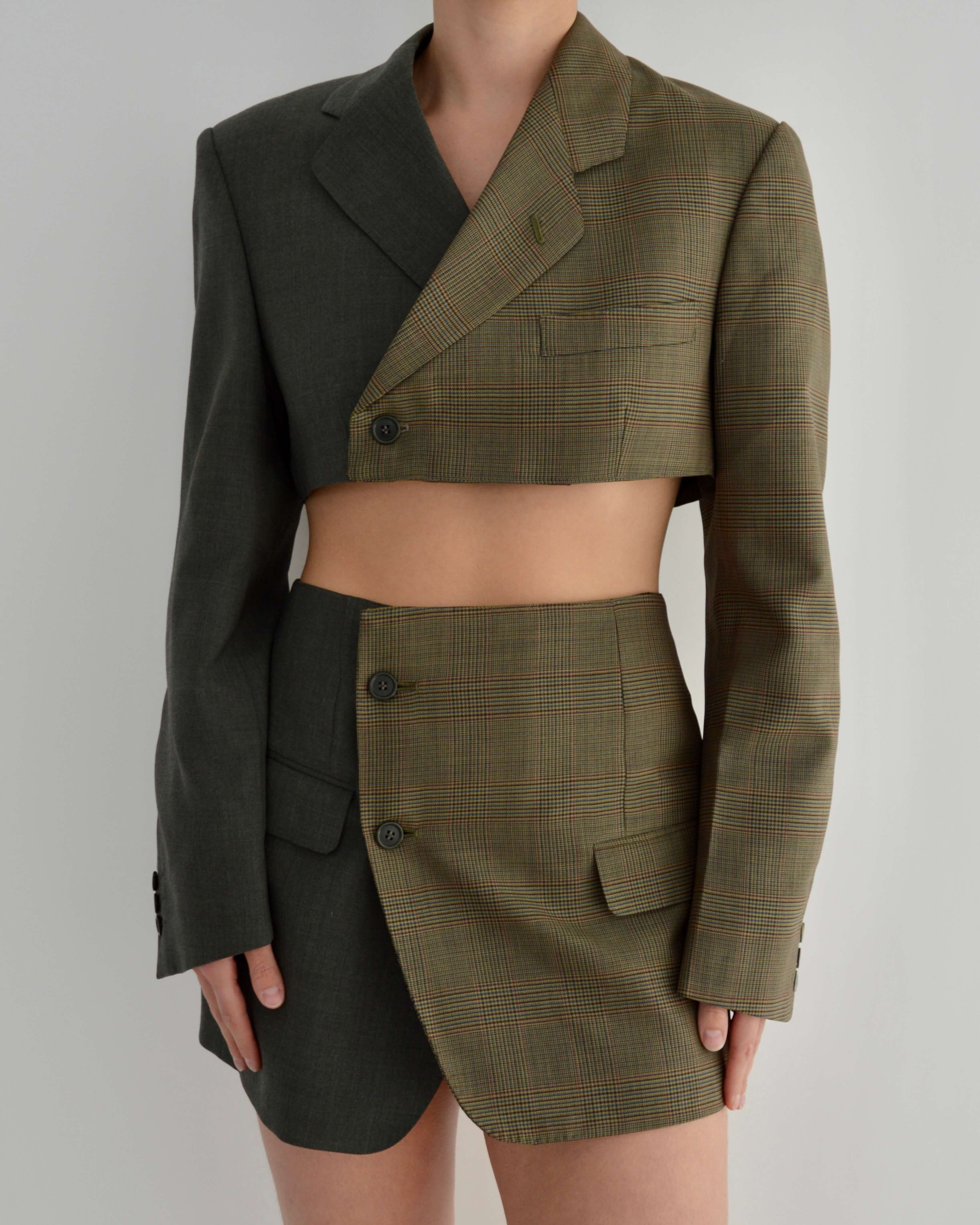 DUO Blaset - Light on dark green  (S)