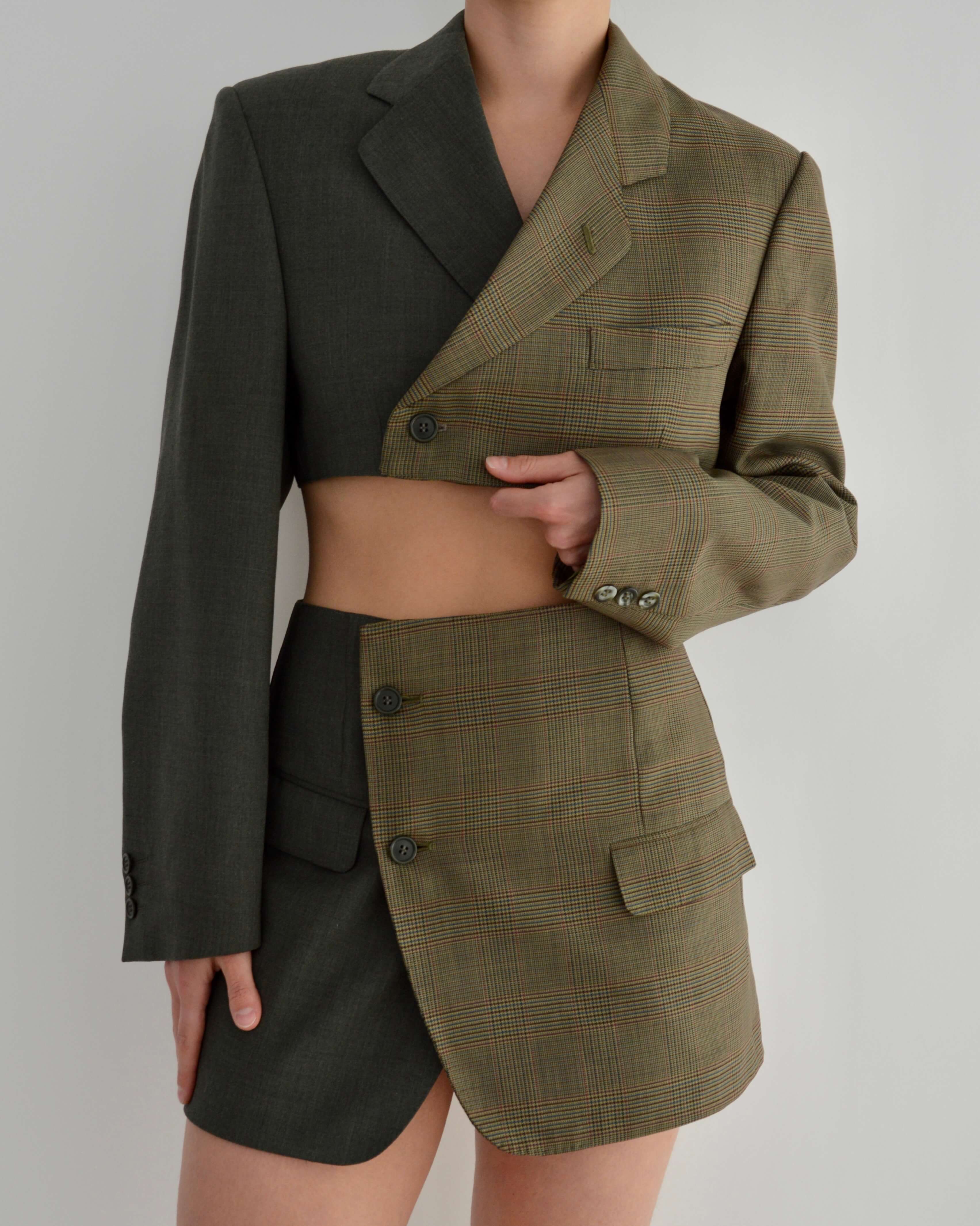 DUO Blaset - Light on dark green  (S)