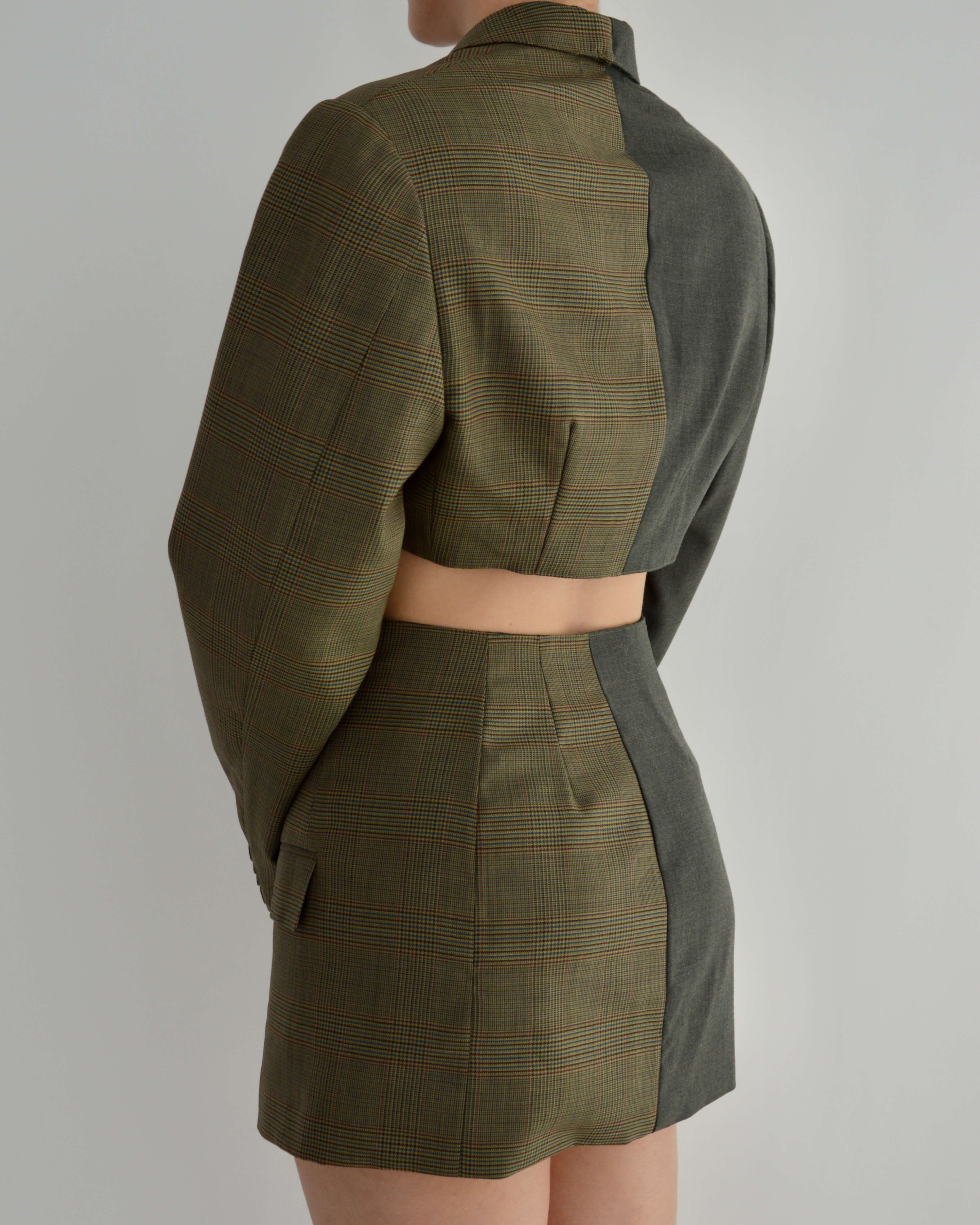 DUO Blaset - Light on dark green  (S)