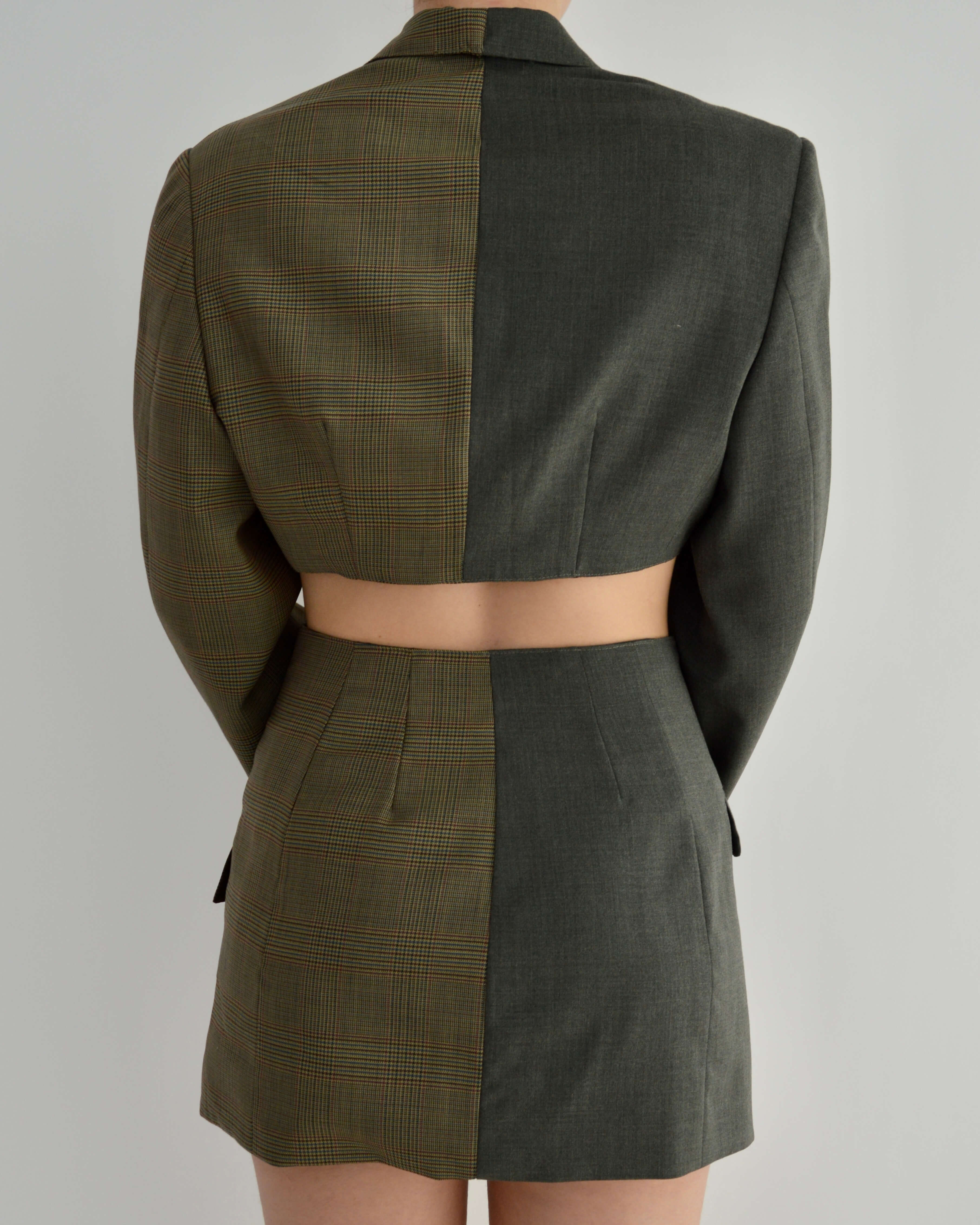 DUO Blaset - Light on dark green  (S)