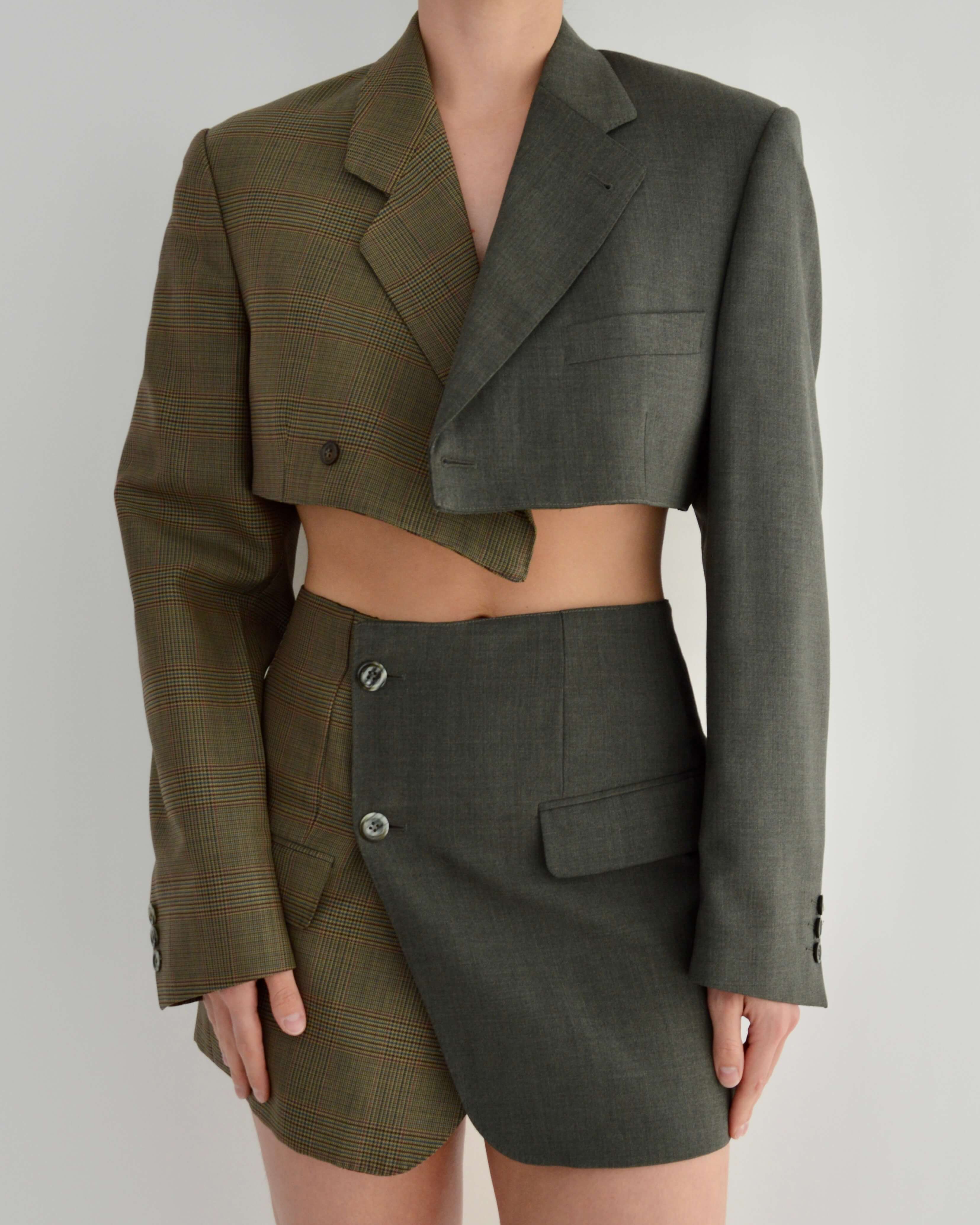 DUO Blaset - Light on dark green  (S)